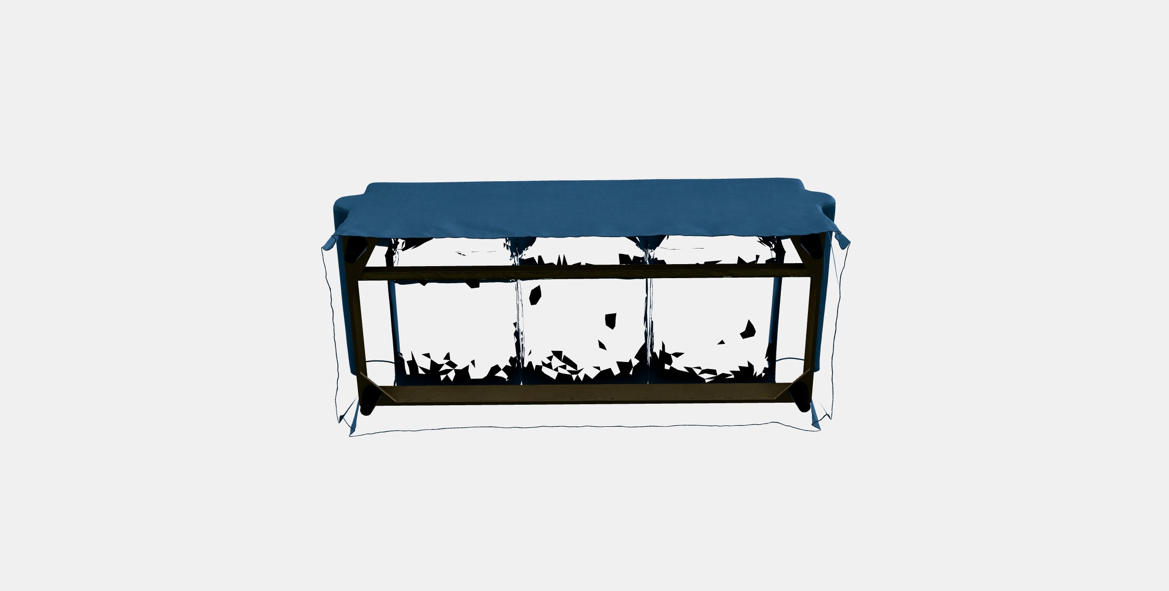 EKTORP 3-seat sofa 1 Low-poly 3D model_7