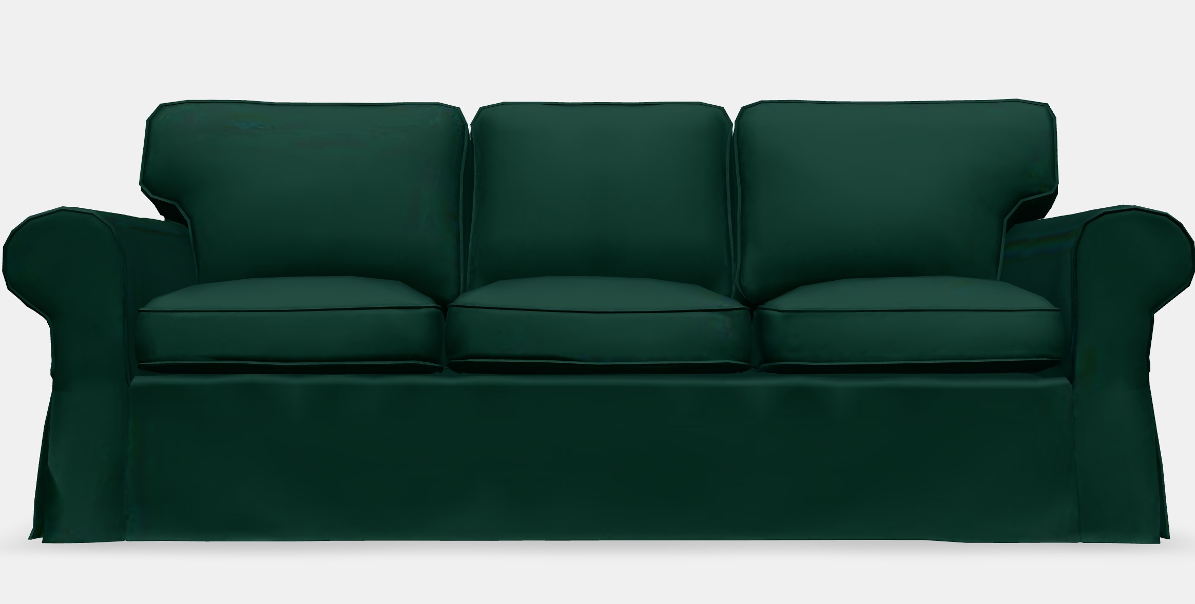 EKTORP 3-seat sofa 2 Low-poly 3D model_11