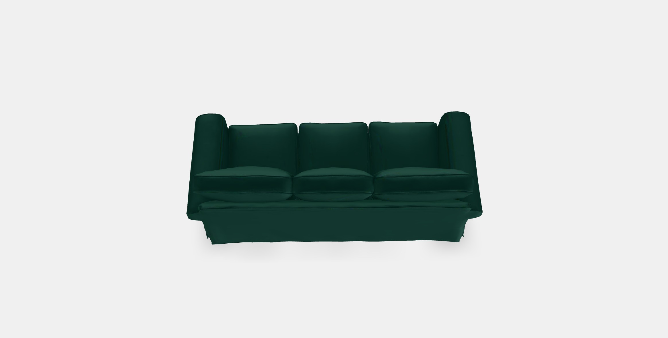 EKTORP 3-seat sofa 2 Low-poly 3D model_2