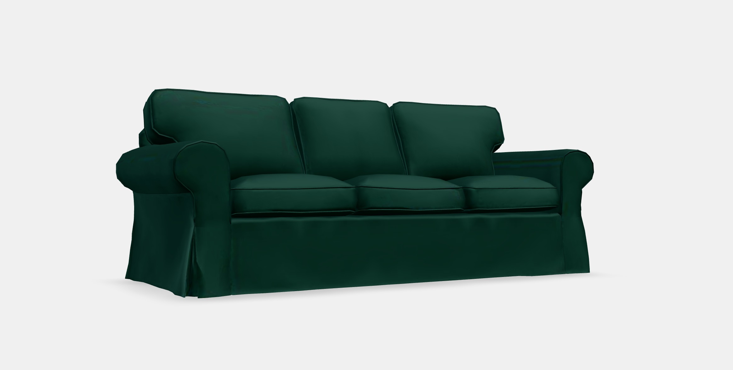 EKTORP 3-seat sofa 2 Low-poly 3D model_8