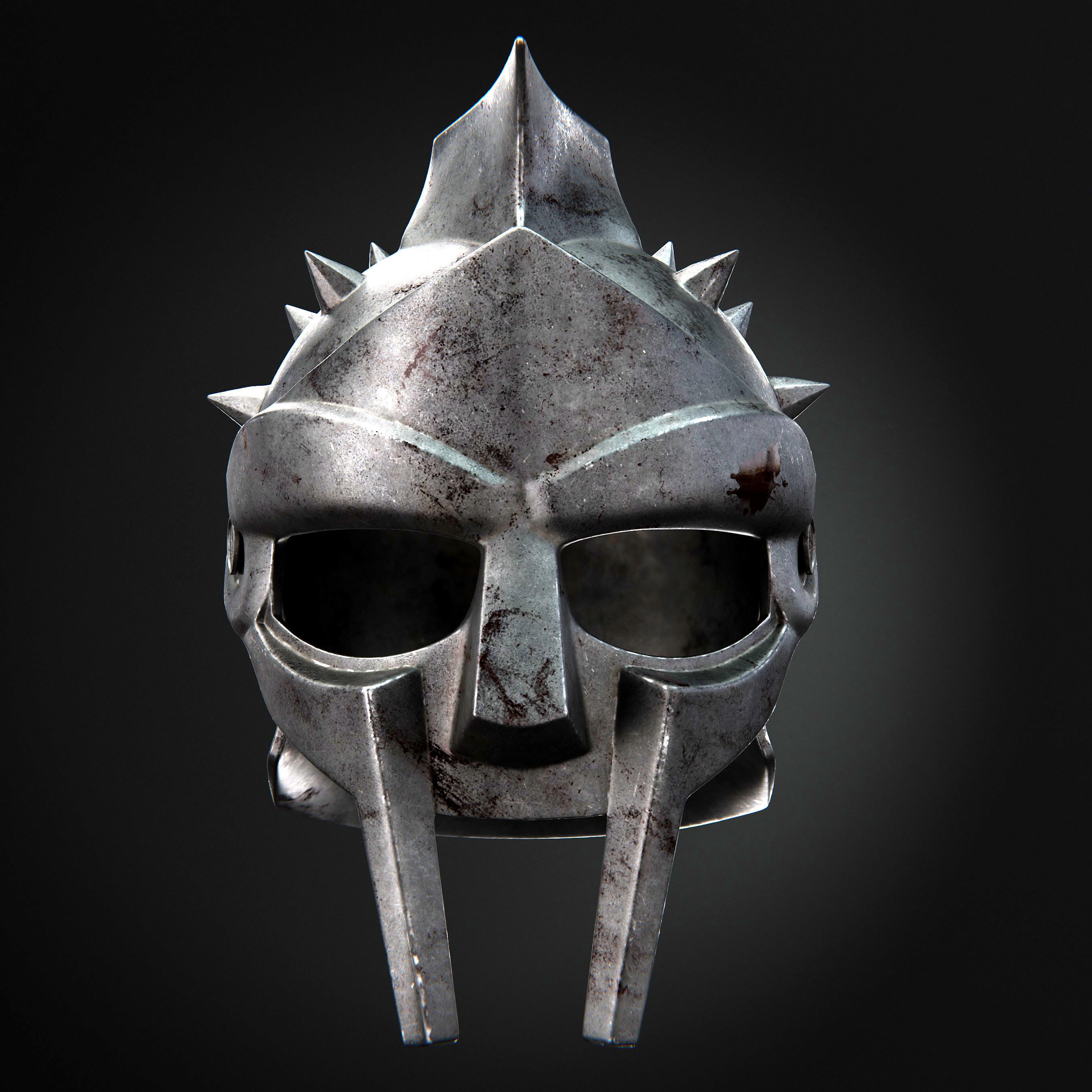 Gladiator Helmet 3D model_12