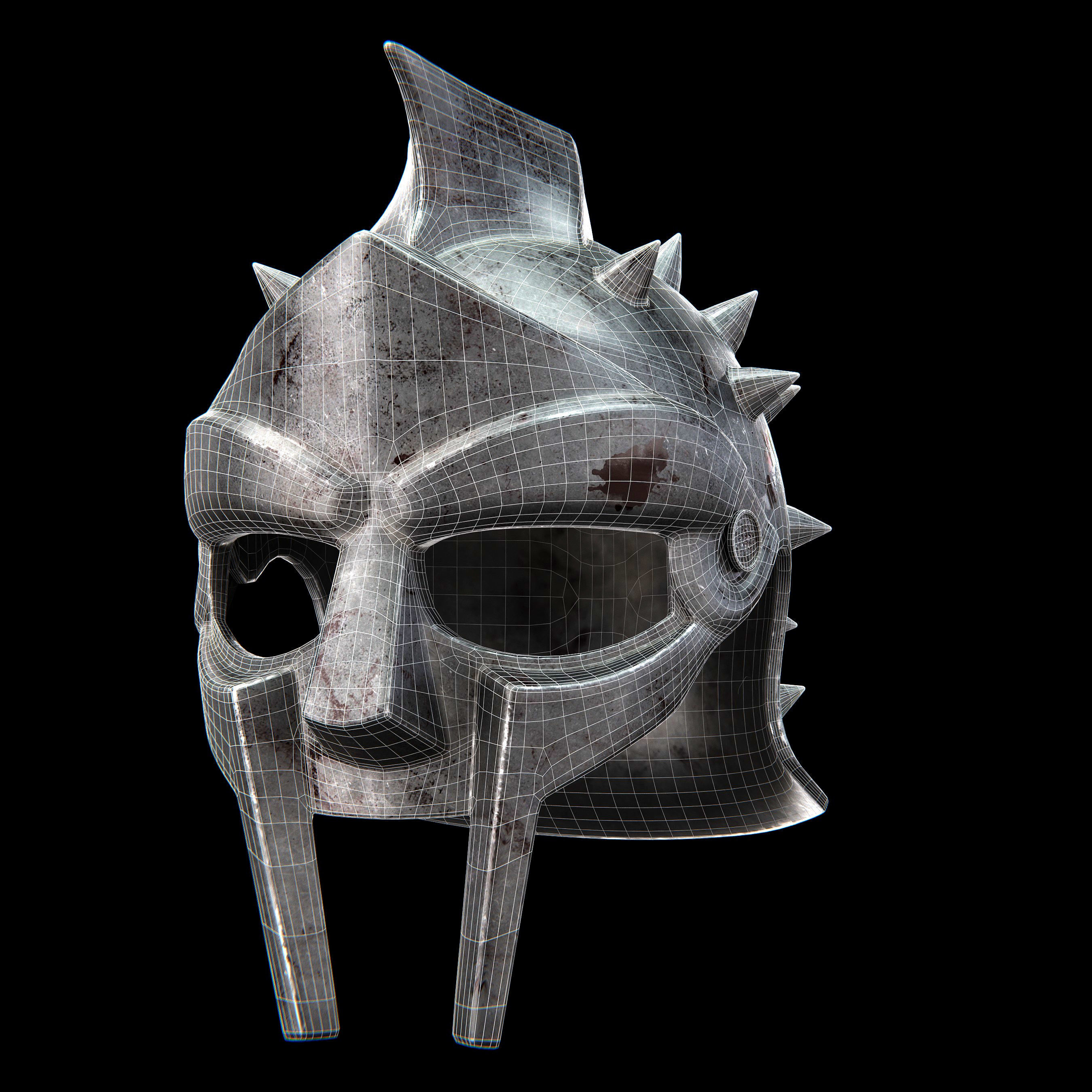 Gladiator Helmet 3D model_21