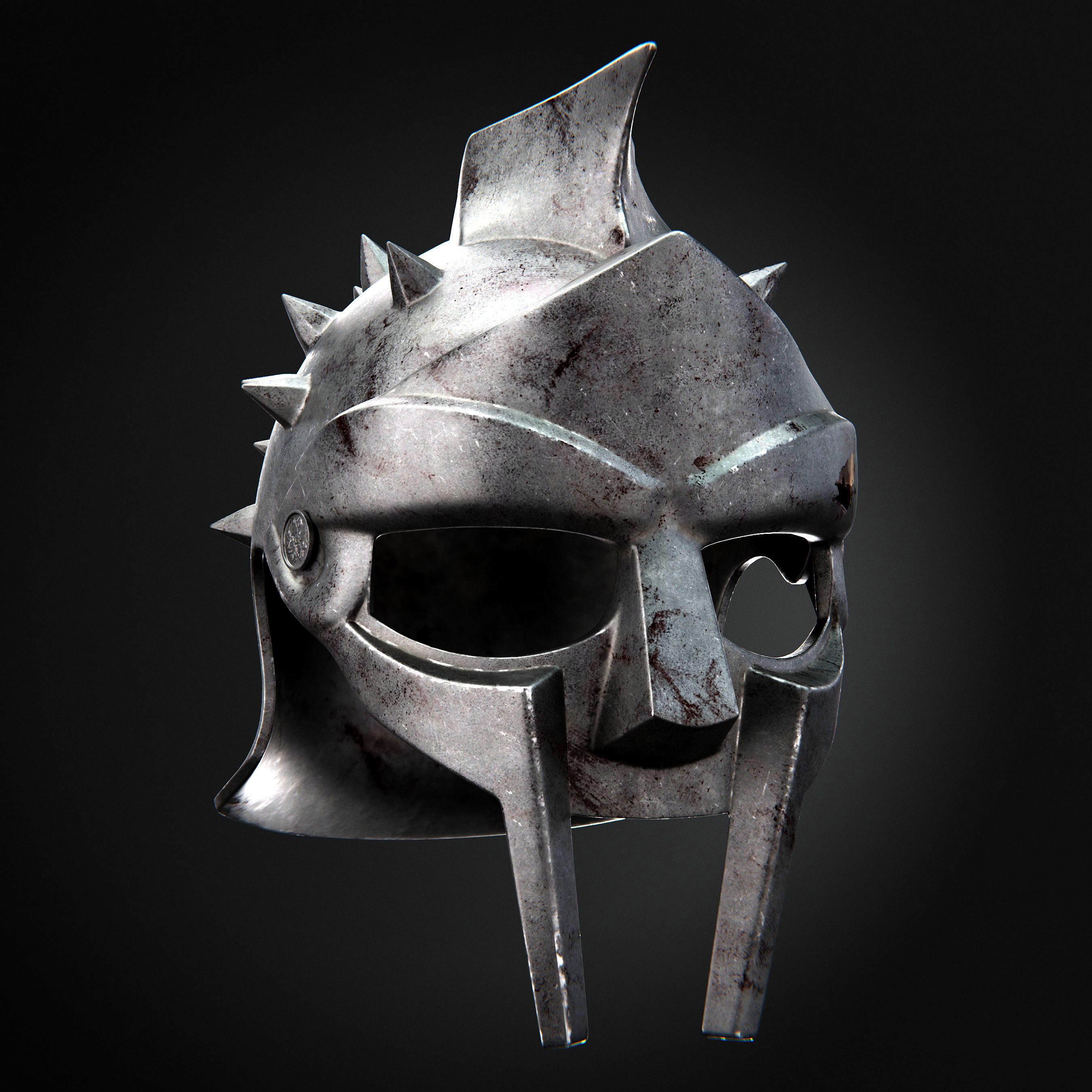 Gladiator Helmet 3D model_13
