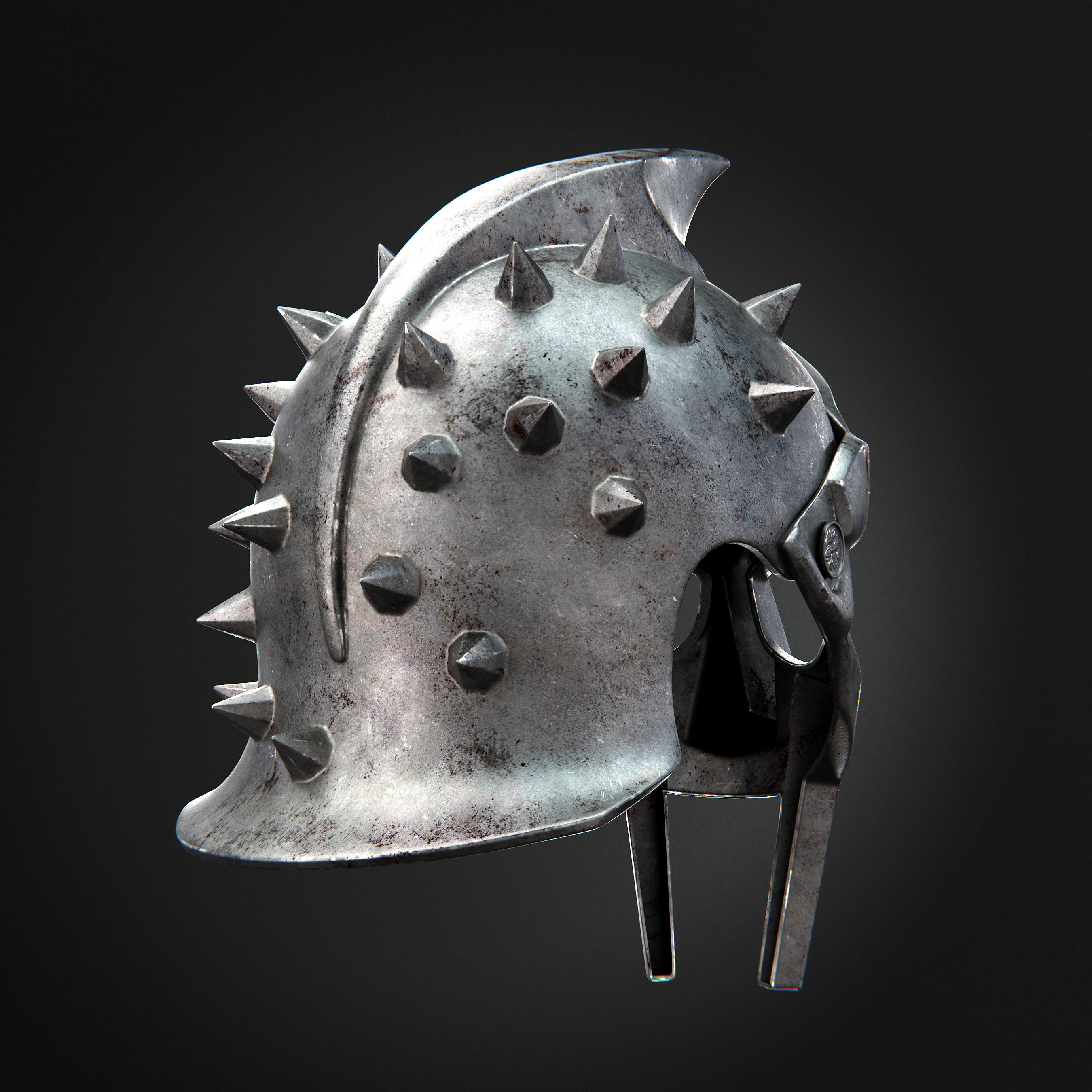 Gladiator Helmet 3D model_19