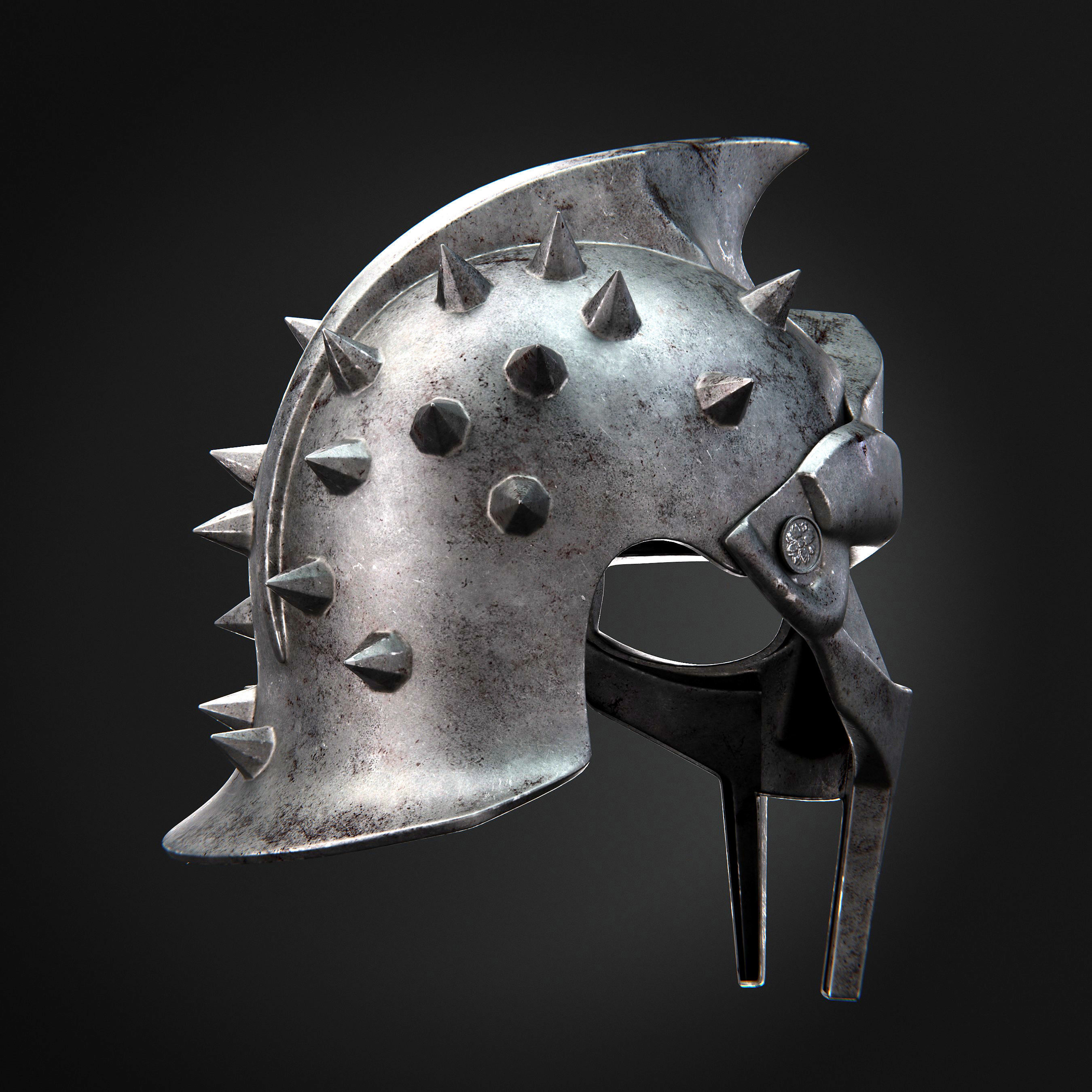 Gladiator Helmet 3D model_18