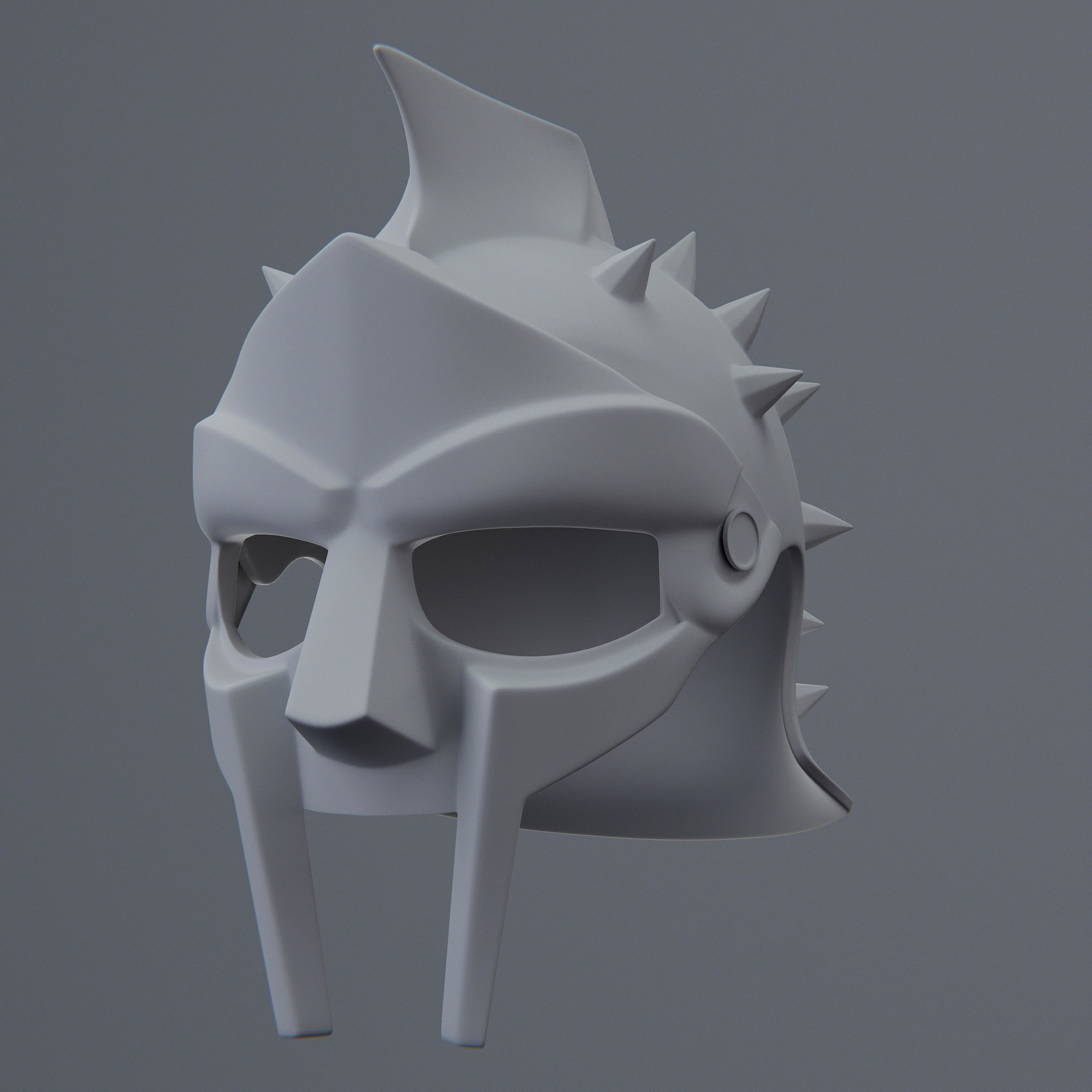 Gladiator Helmet 3D model_20