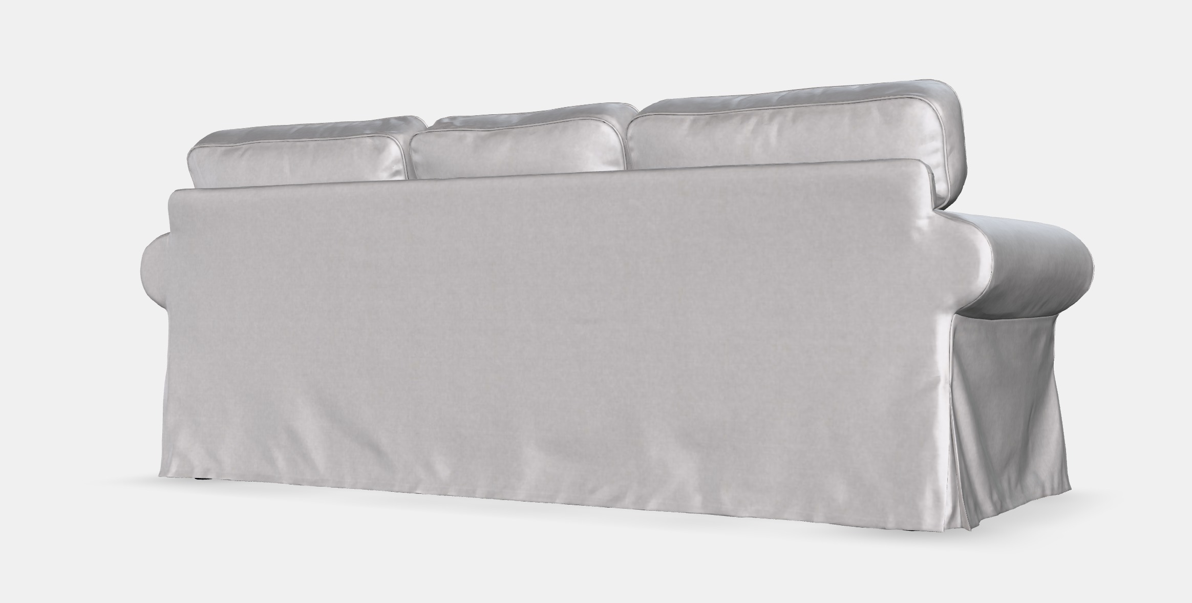 EKTORP 3-seat sofa 3 Low-poly 3D model_8