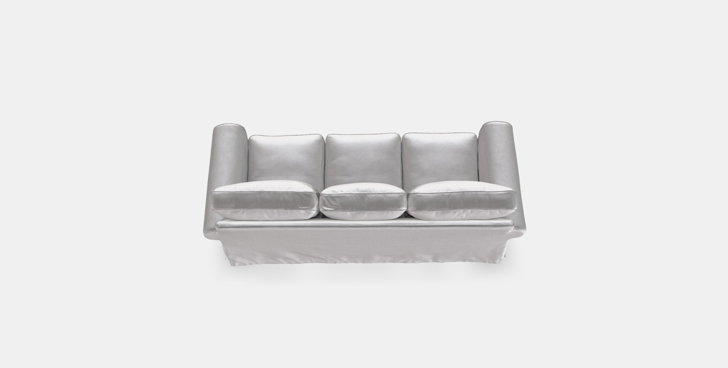EKTORP 3-seat sofa 3 Low-poly 3D model_2