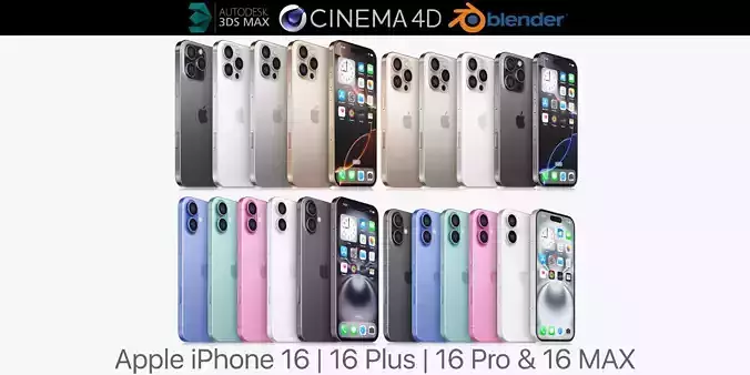 Apple iPhone 16 and 16 Plus and 16 Pro and 16 Pro MAX All colors