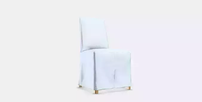 BERGMUND Chair with long cover 2