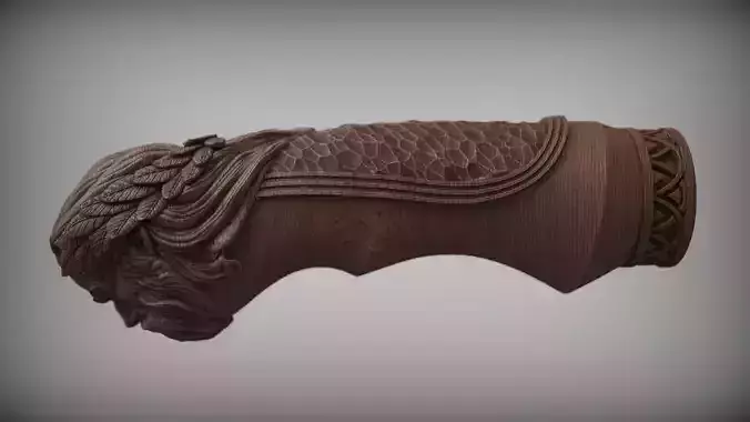 Zeus Head Knife Handle