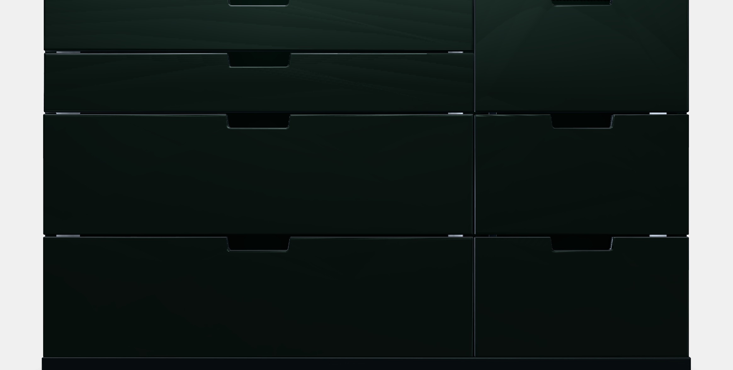 NORDLI Chest of 7 drawers 2 Low-poly 3D model_11