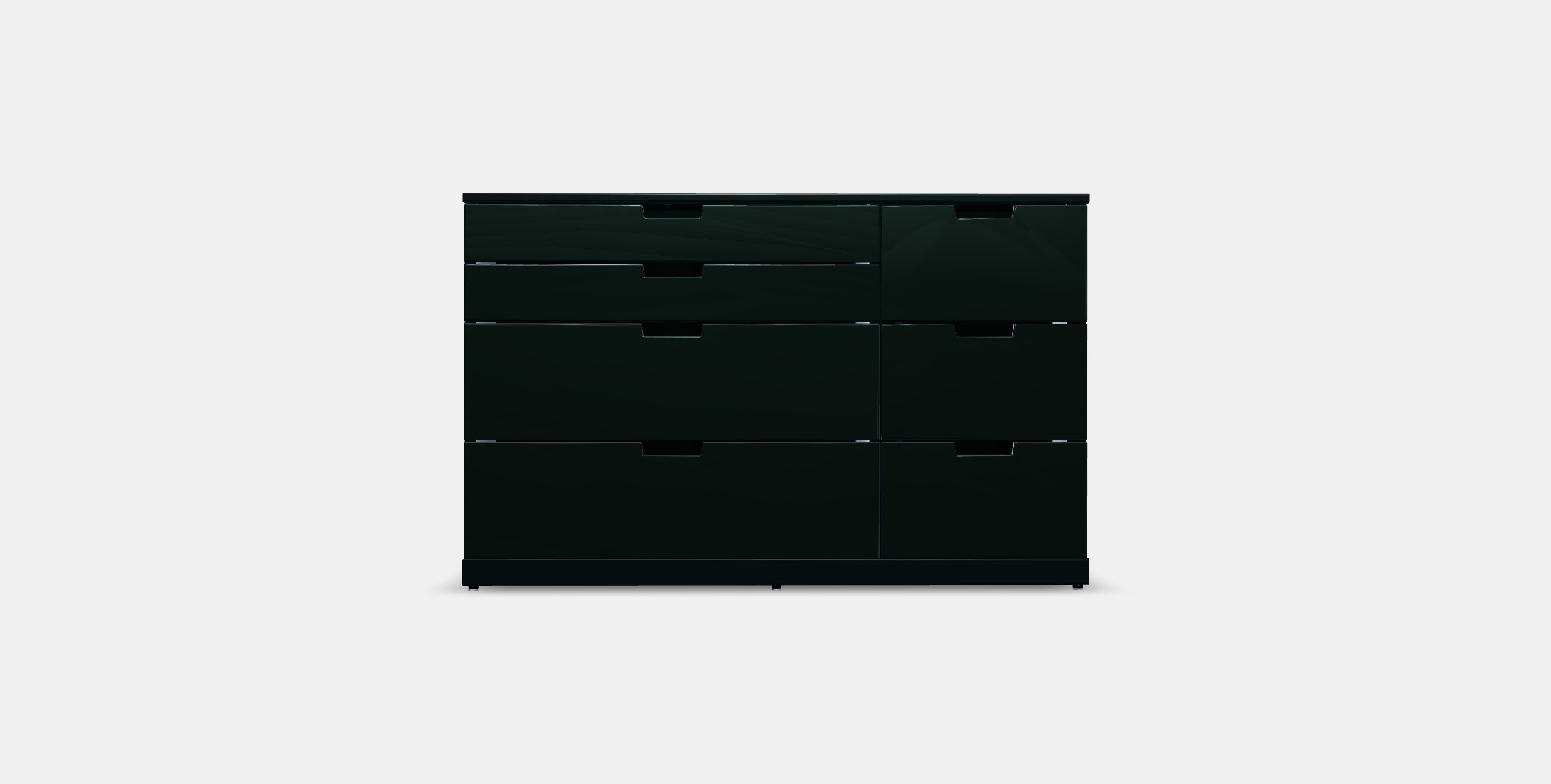 NORDLI Chest of 7 drawers 2 Low-poly 3D model_10