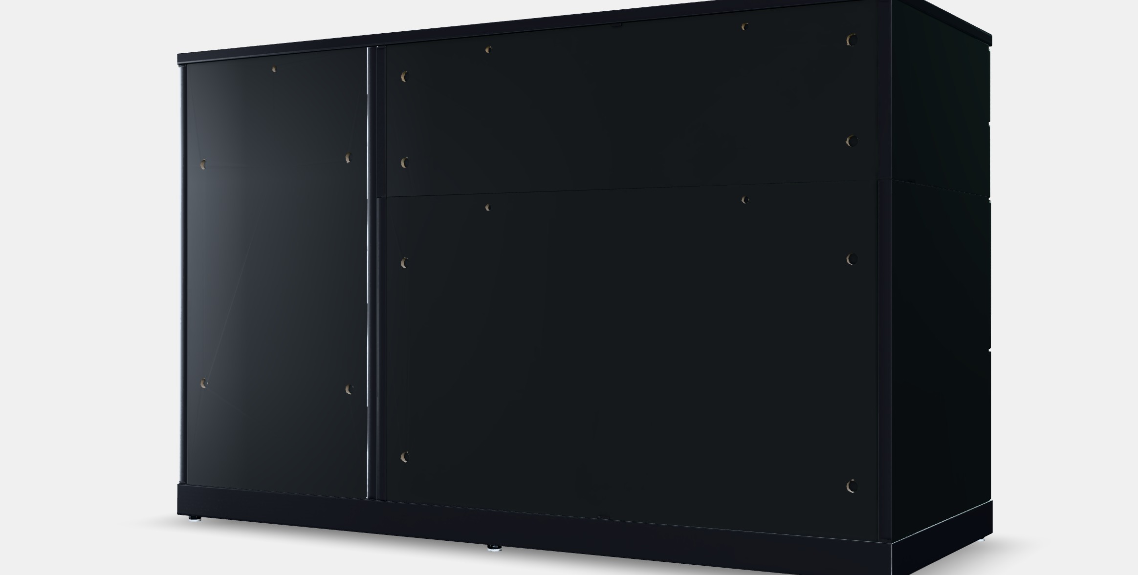 NORDLI Chest of 7 drawers 2 Low-poly 3D model_6