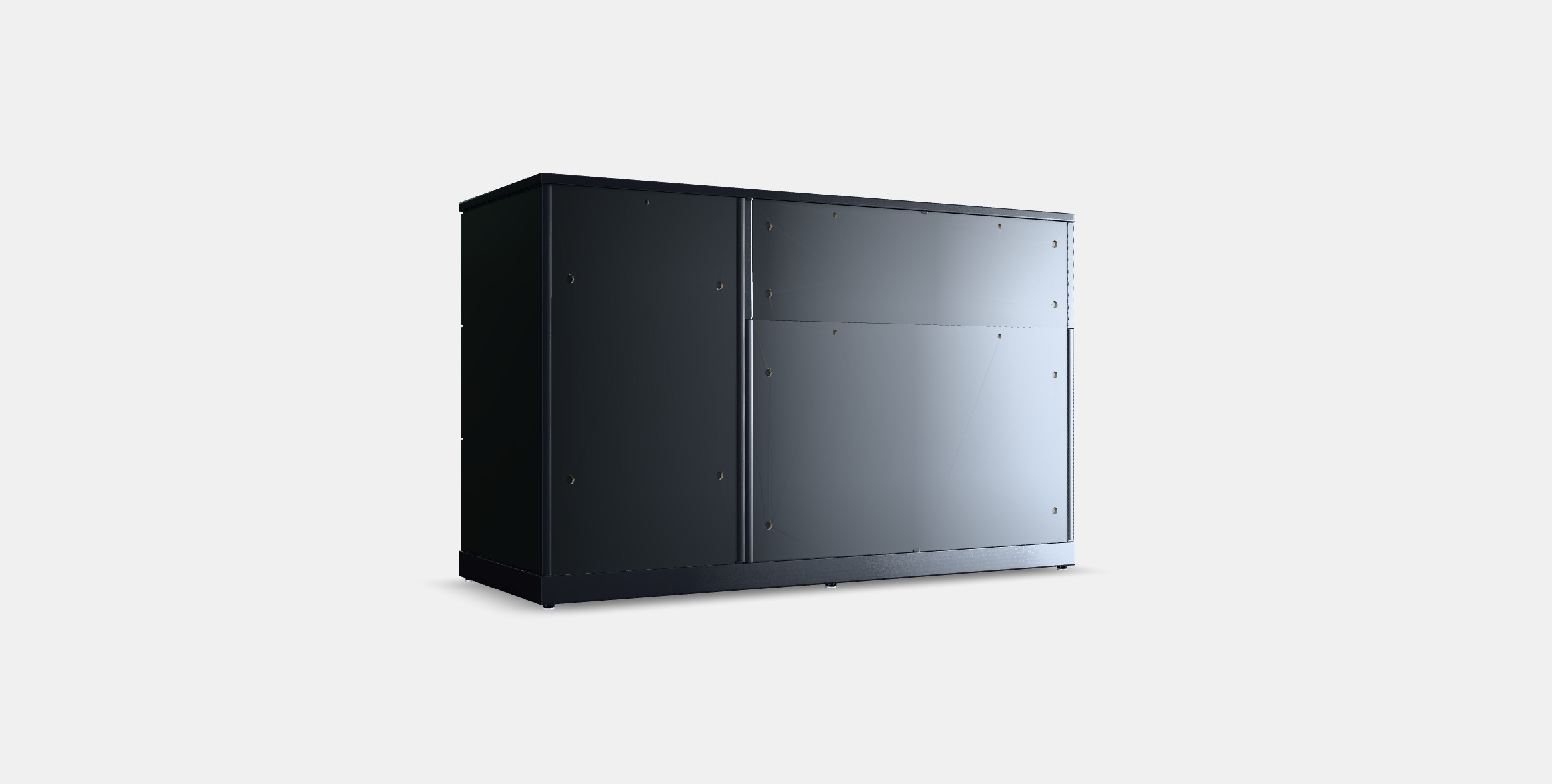 NORDLI Chest of 7 drawers 2 Low-poly 3D model_16