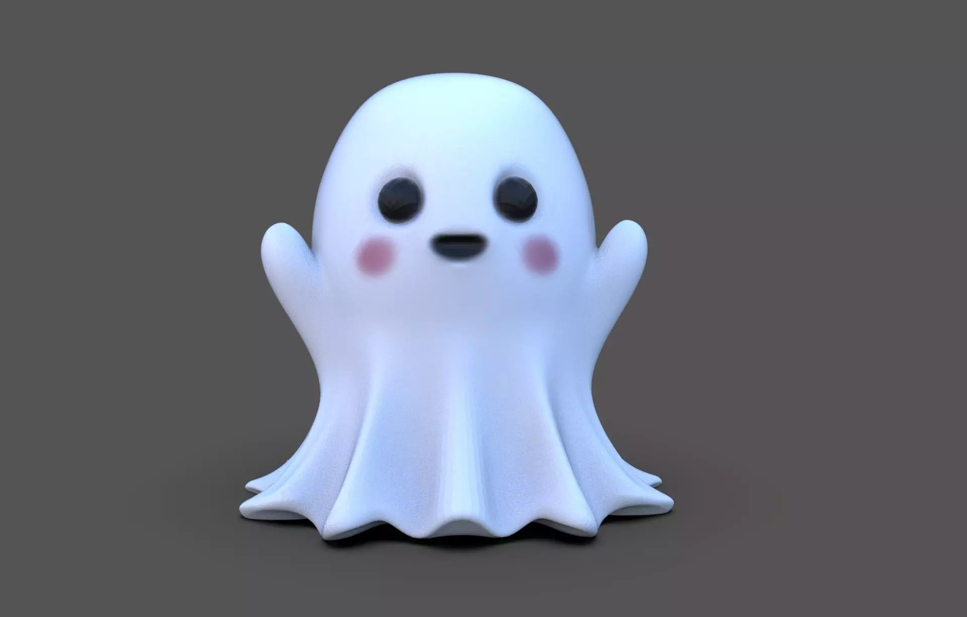 Cute Ghost Lamp 3D print model