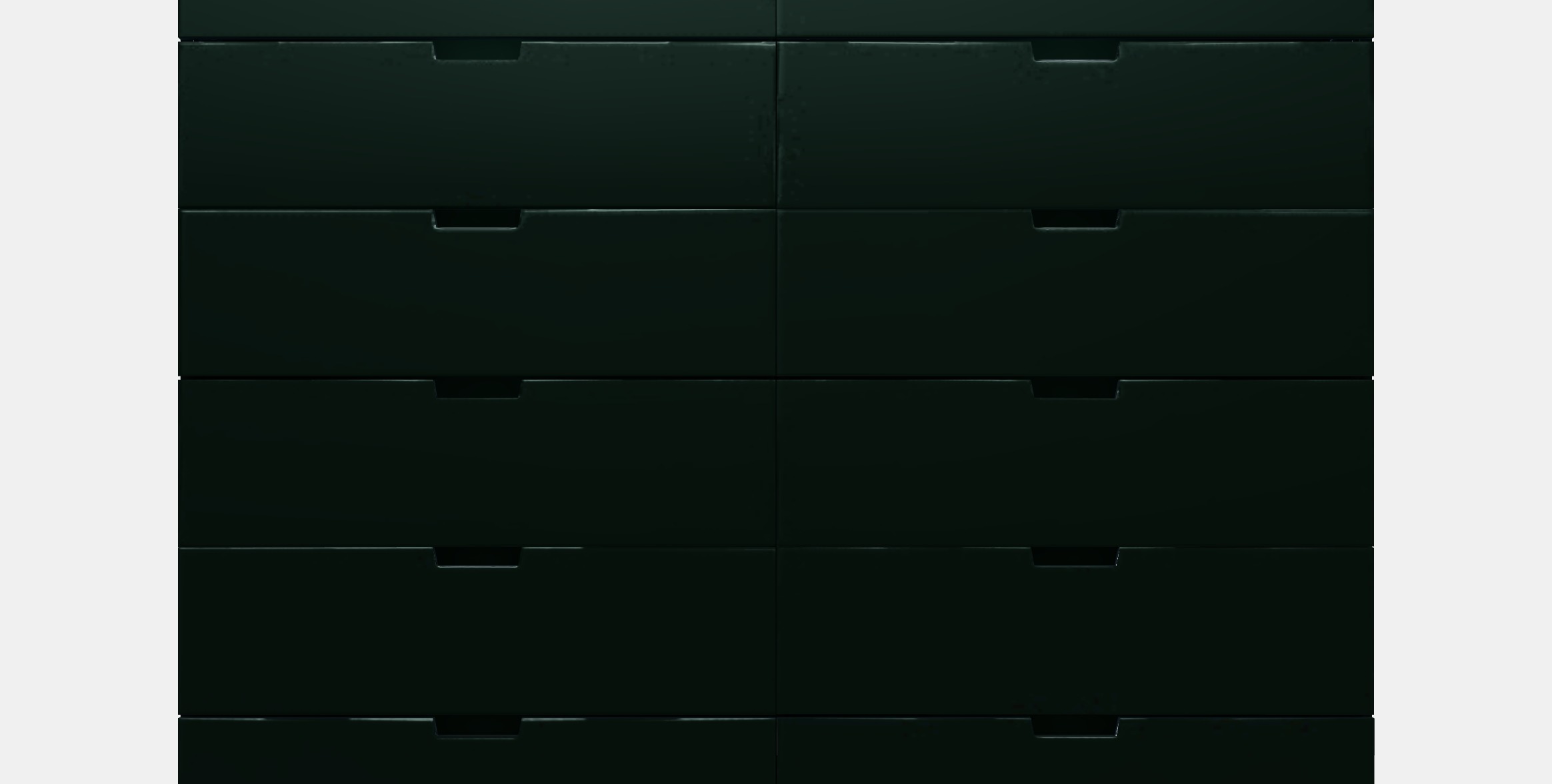 NORDLI Chest of 12 drawers 4 Low-poly 3D model_10