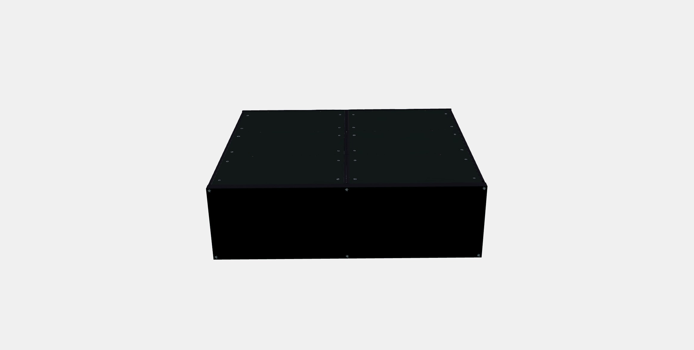 NORDLI Chest of 12 drawers 4 Low-poly 3D model_5