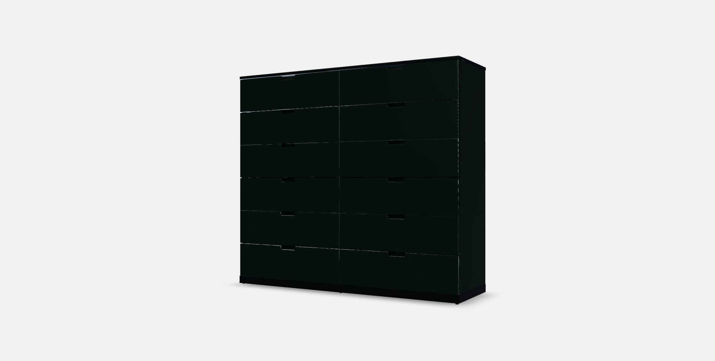 NORDLI Chest of 12 drawers 4 Low-poly 3D model_12