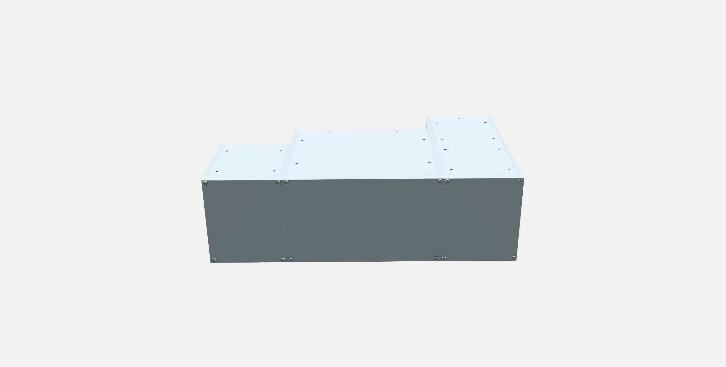 NORDLI Chest of 9 drawers 2 Low-poly 3D model_6