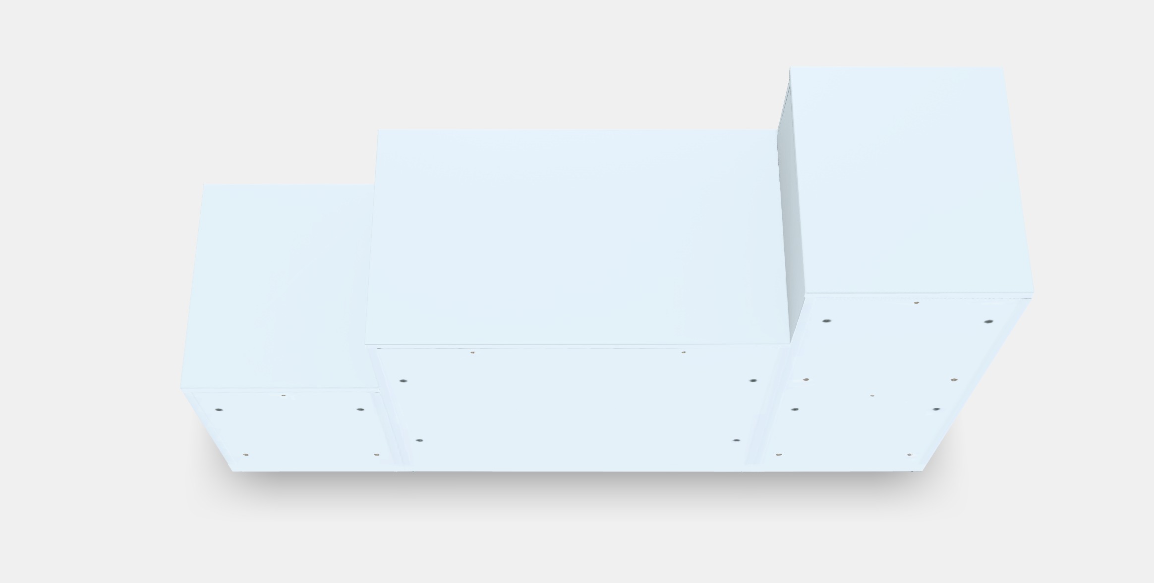 NORDLI Chest of 9 drawers 2 Low-poly 3D model_4