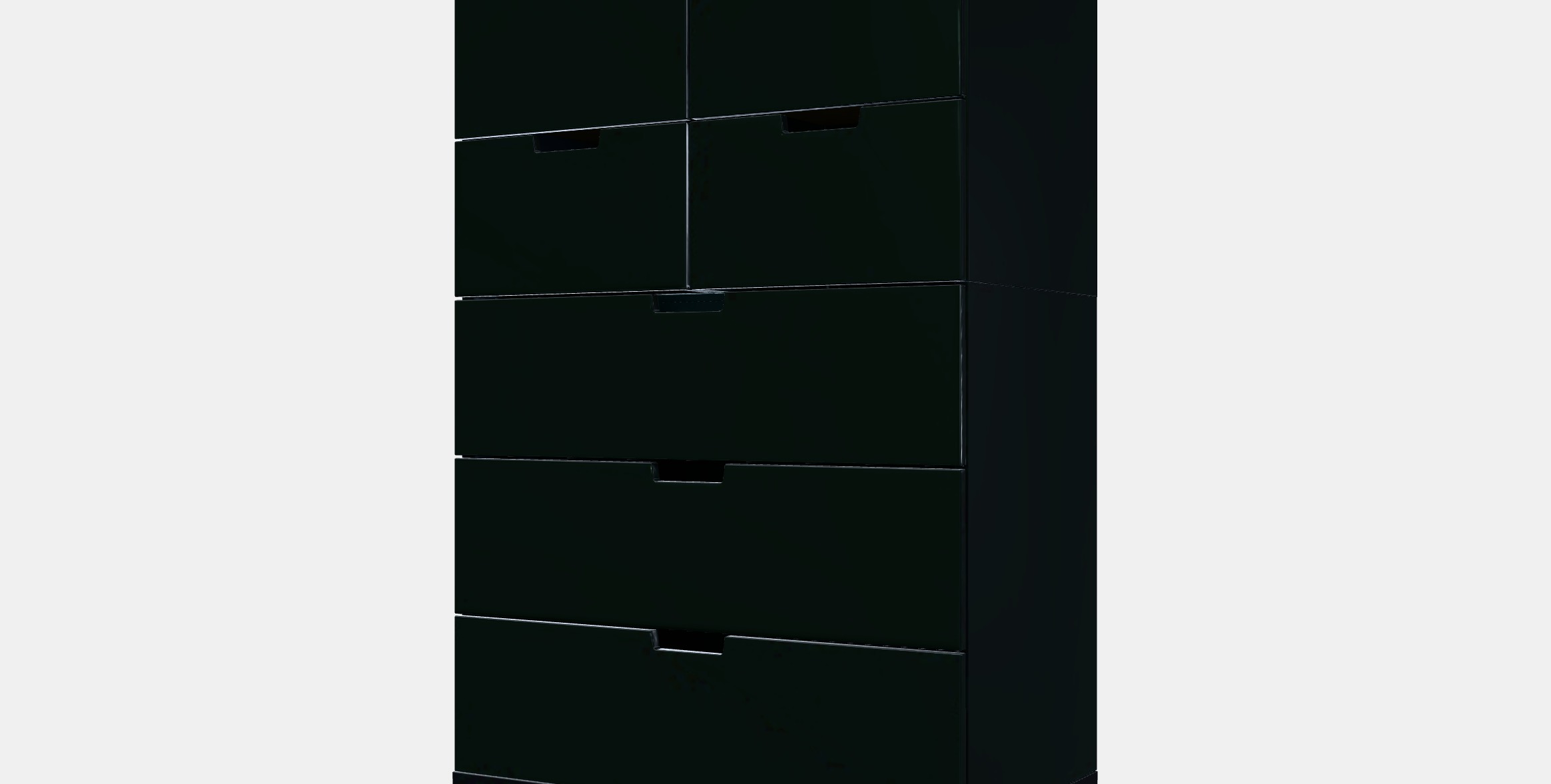 NORDLI Chest of 7 drawers 4 Low-poly 3D model_13