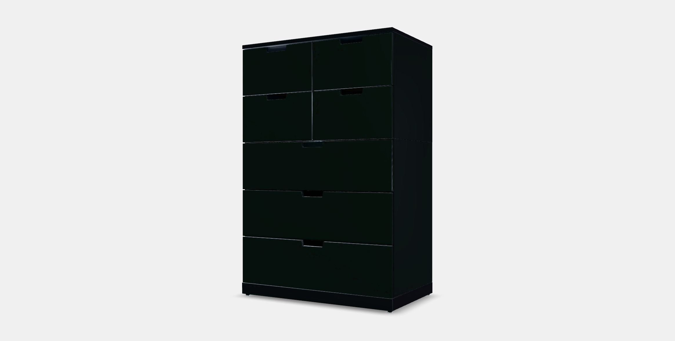 NORDLI Chest of 7 drawers 4 Low-poly 3D model_12