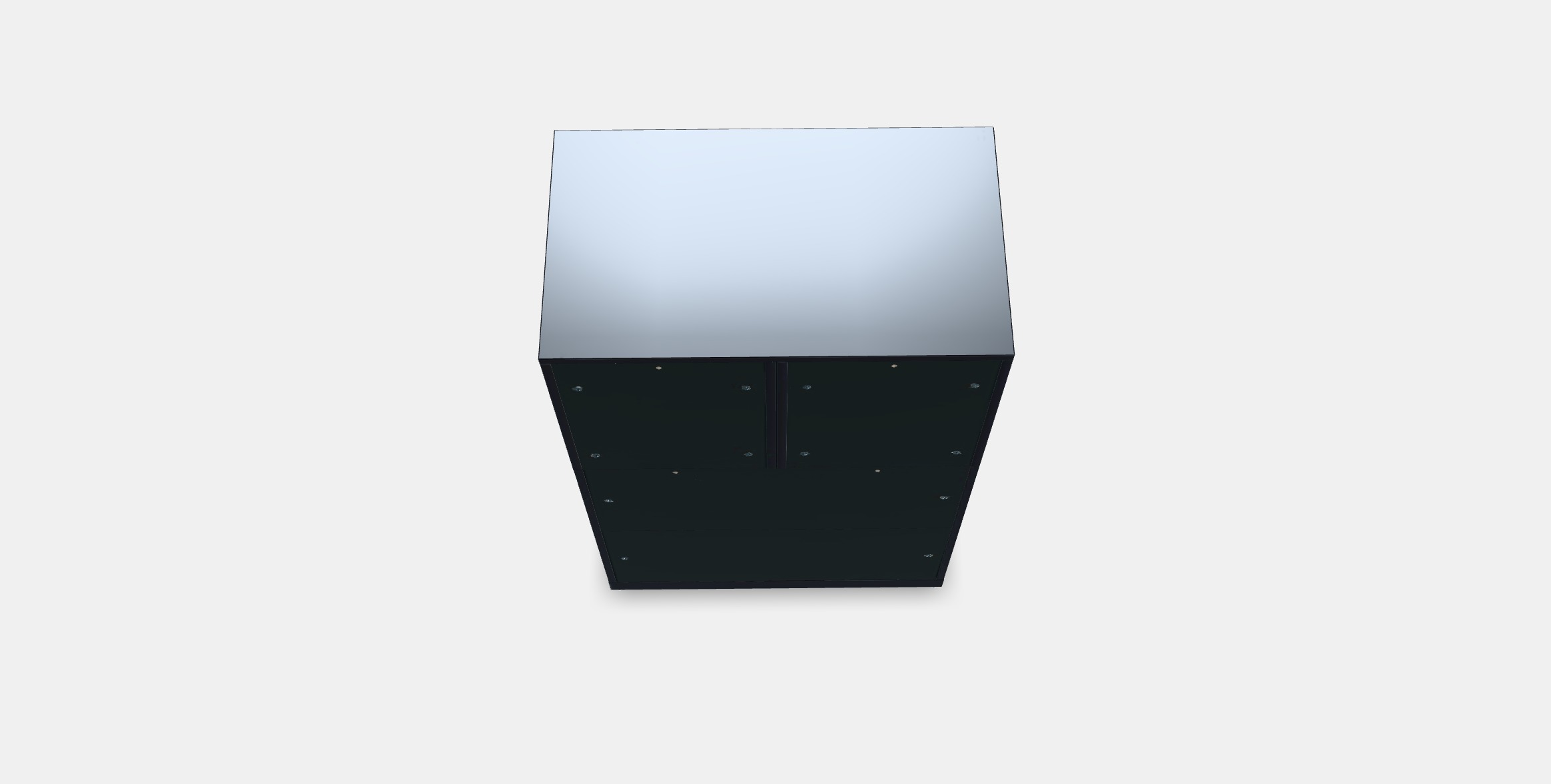 NORDLI Chest of 7 drawers 4 Low-poly 3D model_2