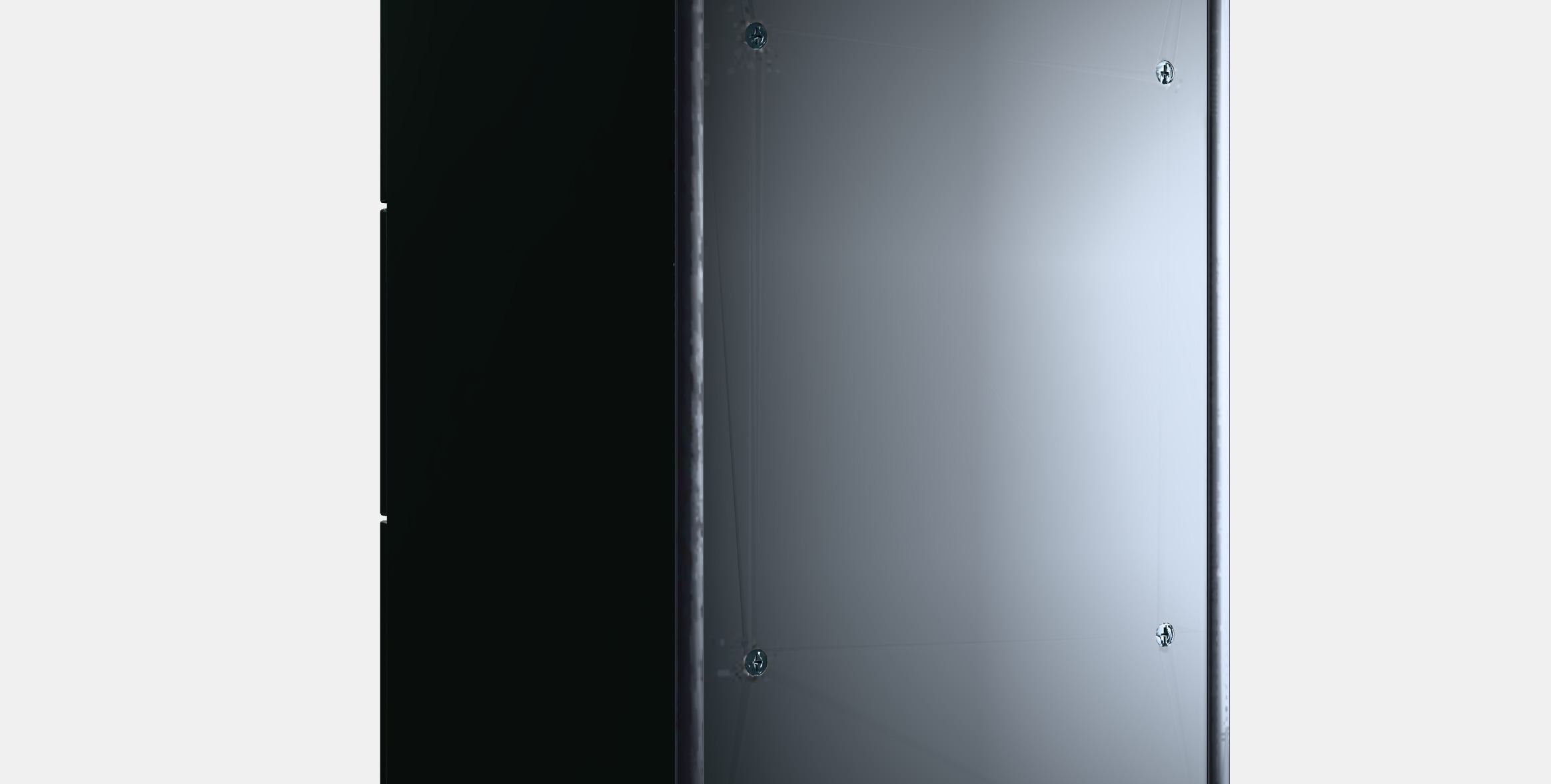 NORDLI Chest of 3 drawers 2 Low-poly 3D model_2