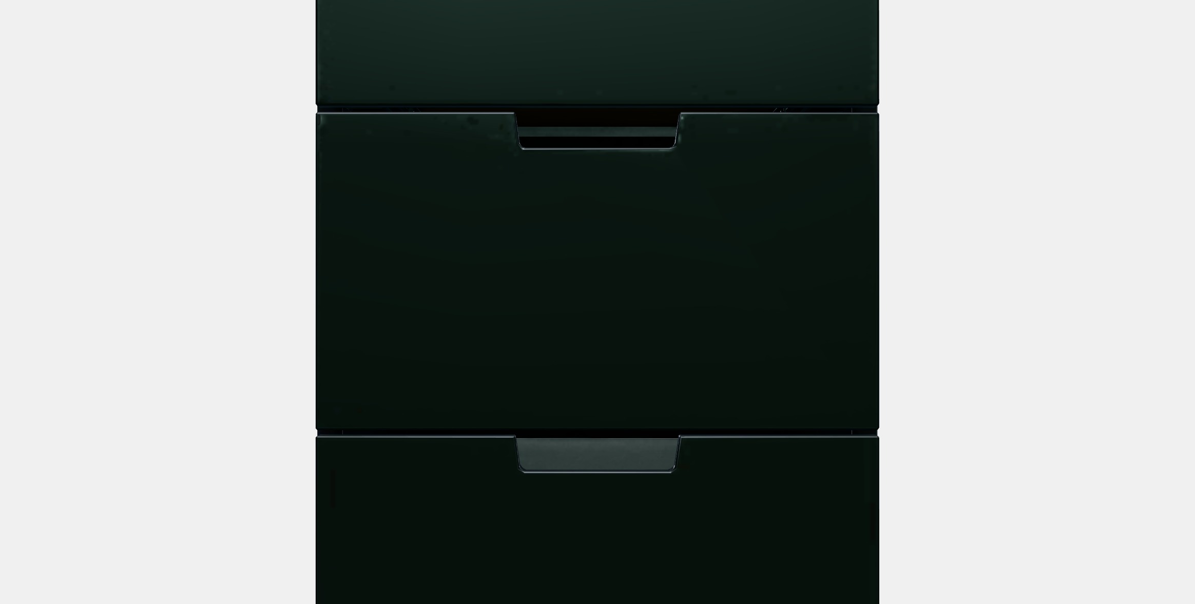 NORDLI Chest of 3 drawers 2 Low-poly 3D model_11