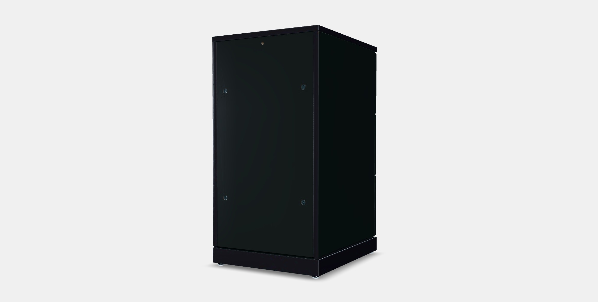 NORDLI Chest of 3 drawers 2 Low-poly 3D model_5