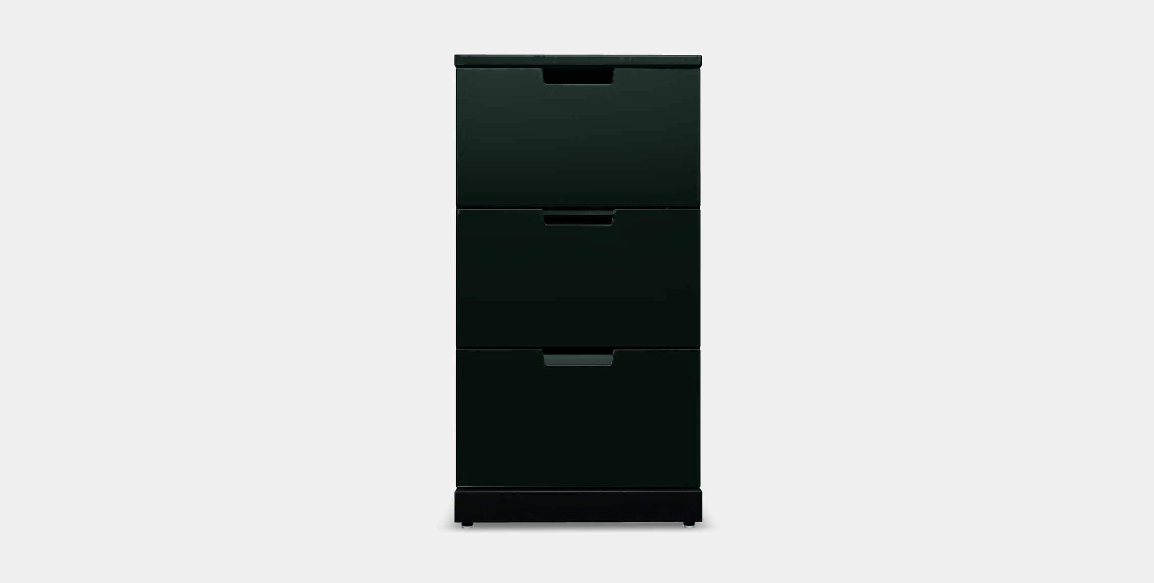 NORDLI Chest of 3 drawers 2 Low-poly 3D model_10