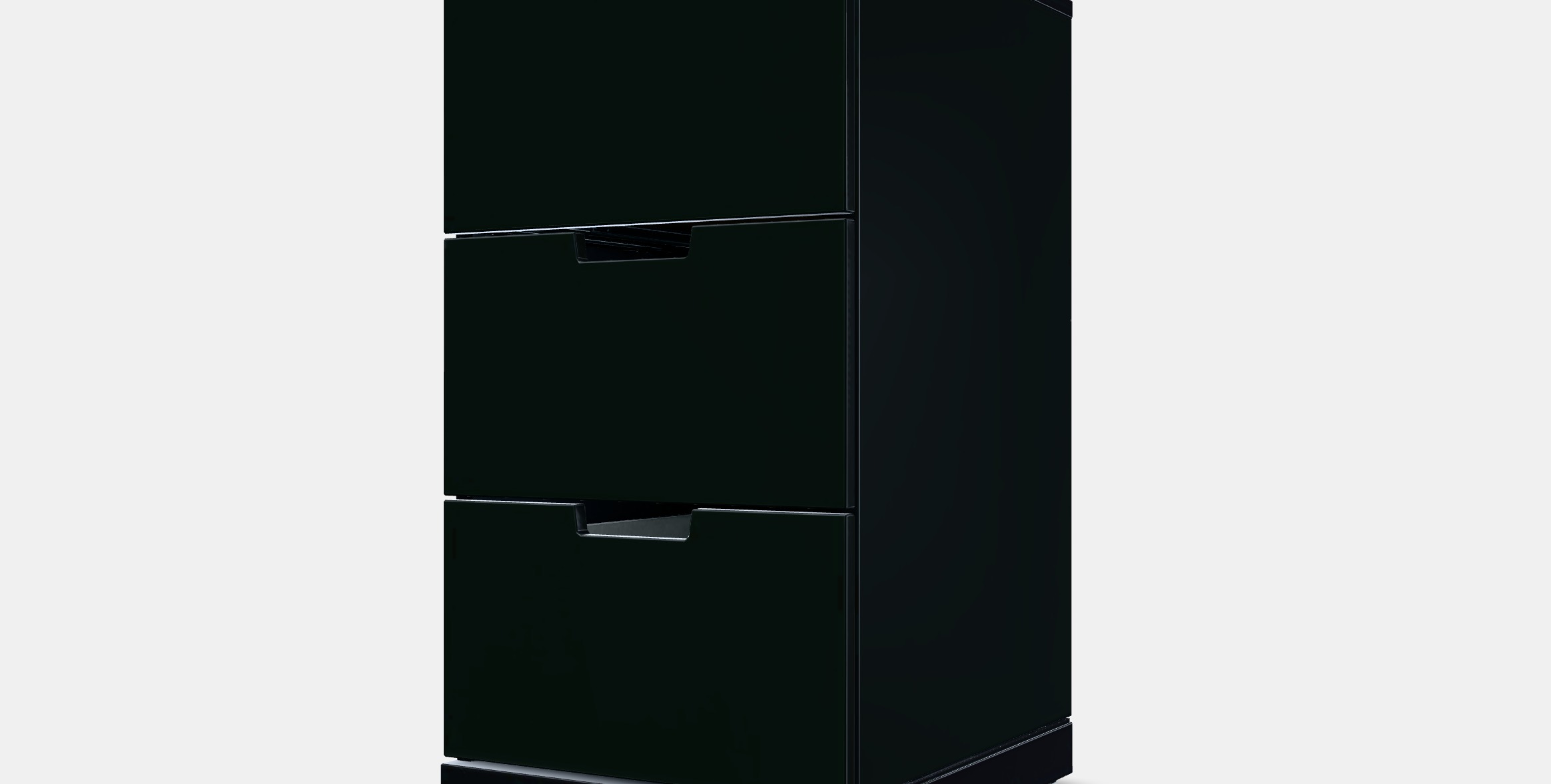 NORDLI Chest of 3 drawers 2 Low-poly 3D model_13