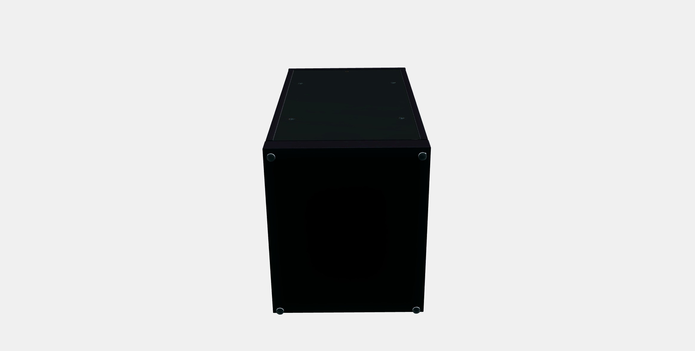 NORDLI Chest of 3 drawers 2 Low-poly 3D model_7