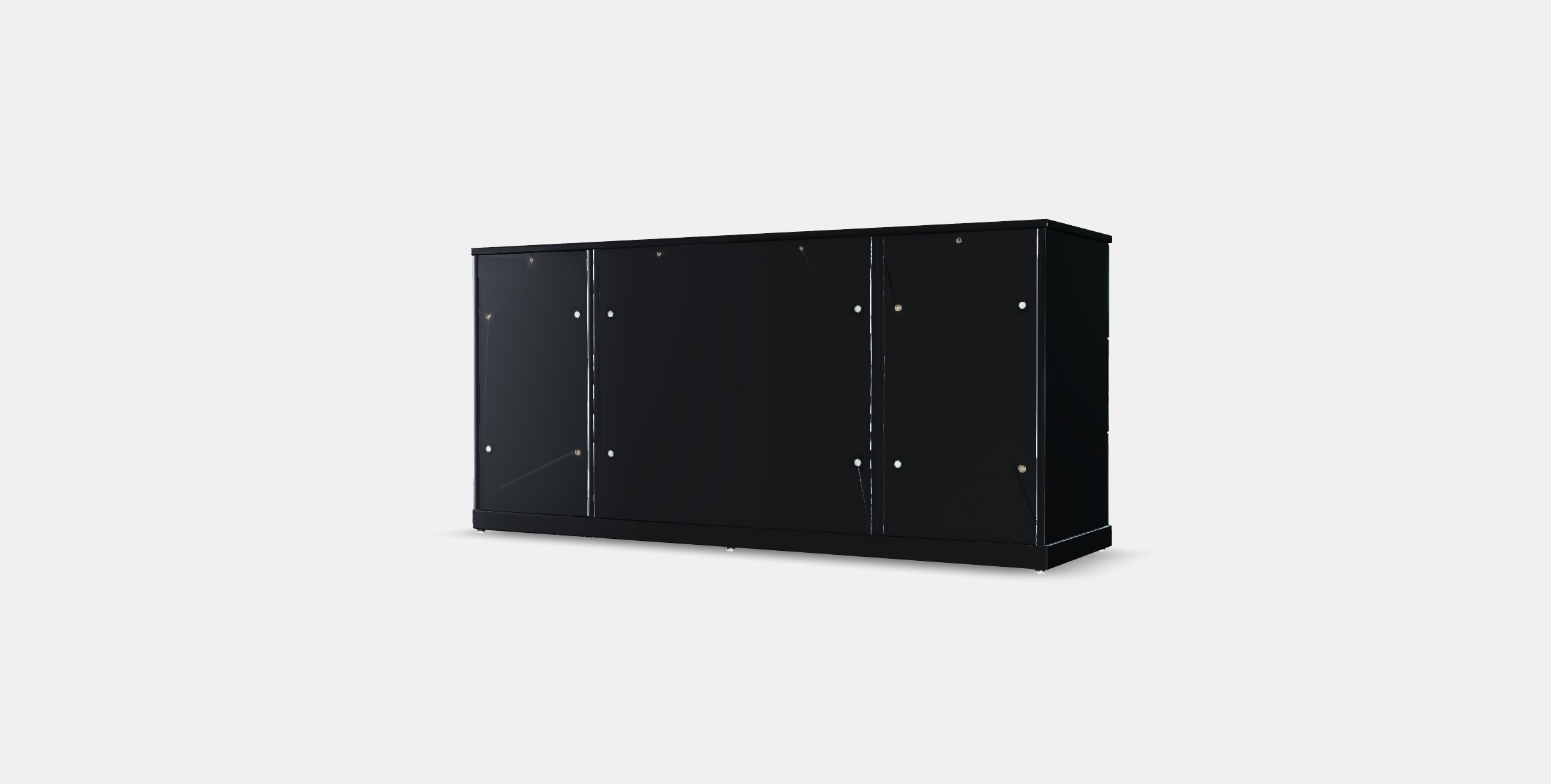 NORDLI Chest of 9 drawers 3 Low-poly 3D model_4