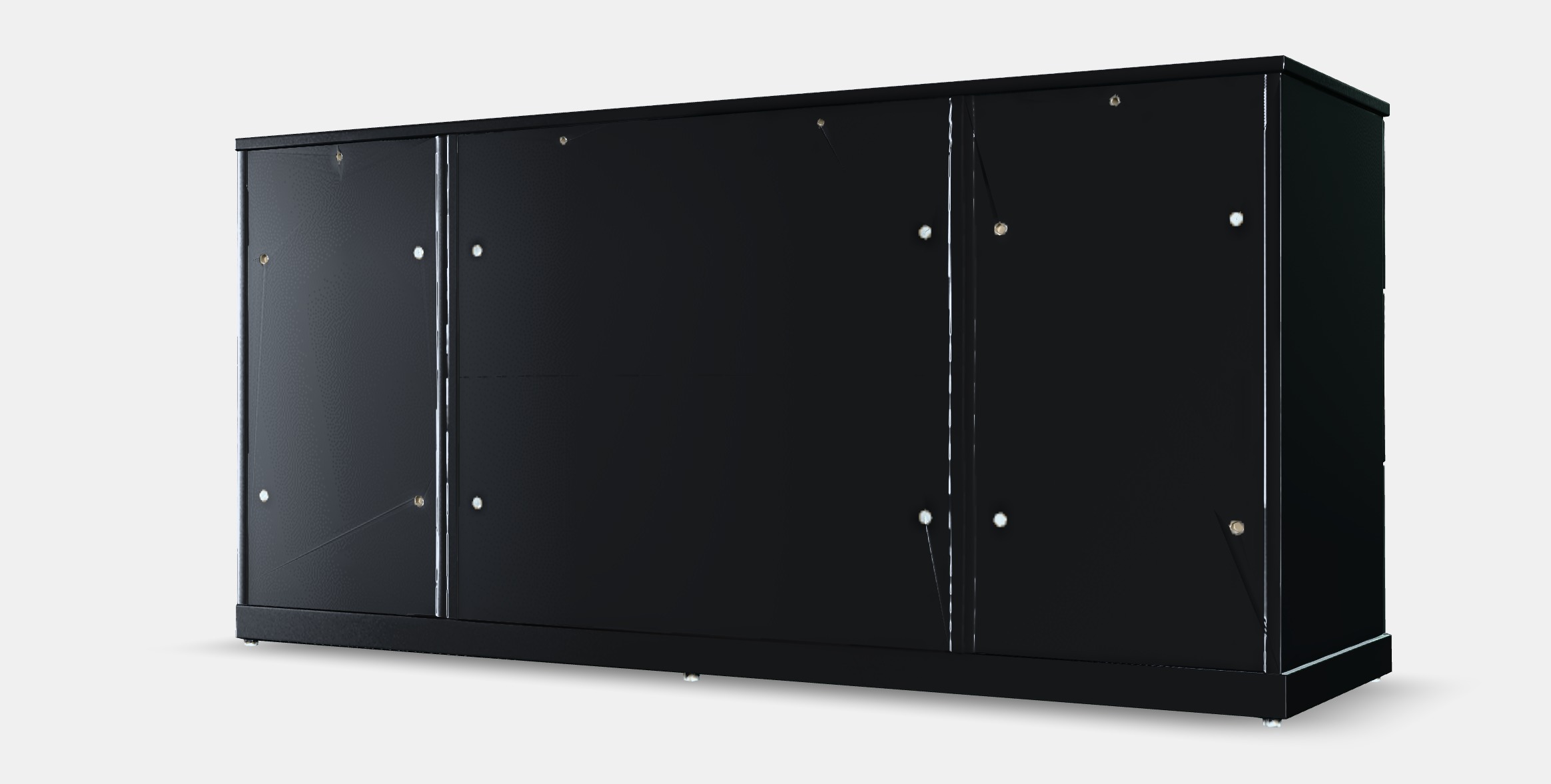 NORDLI Chest of 9 drawers 3 Low-poly 3D model_10