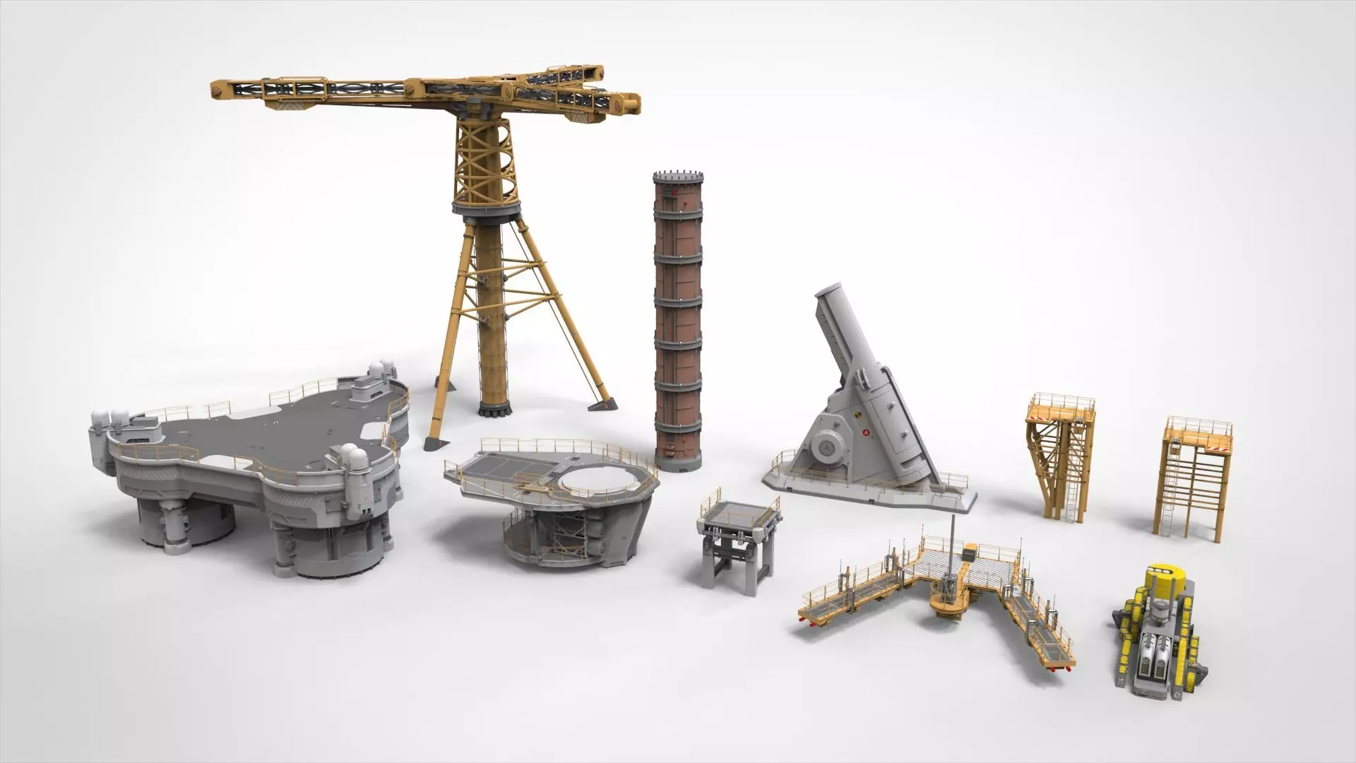 sci fi props 7 3D model_0