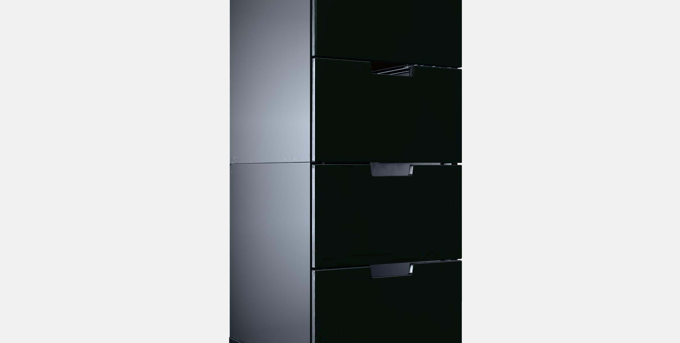 NORDLI Chest of 4 drawers 1 Low-poly 3D model_10