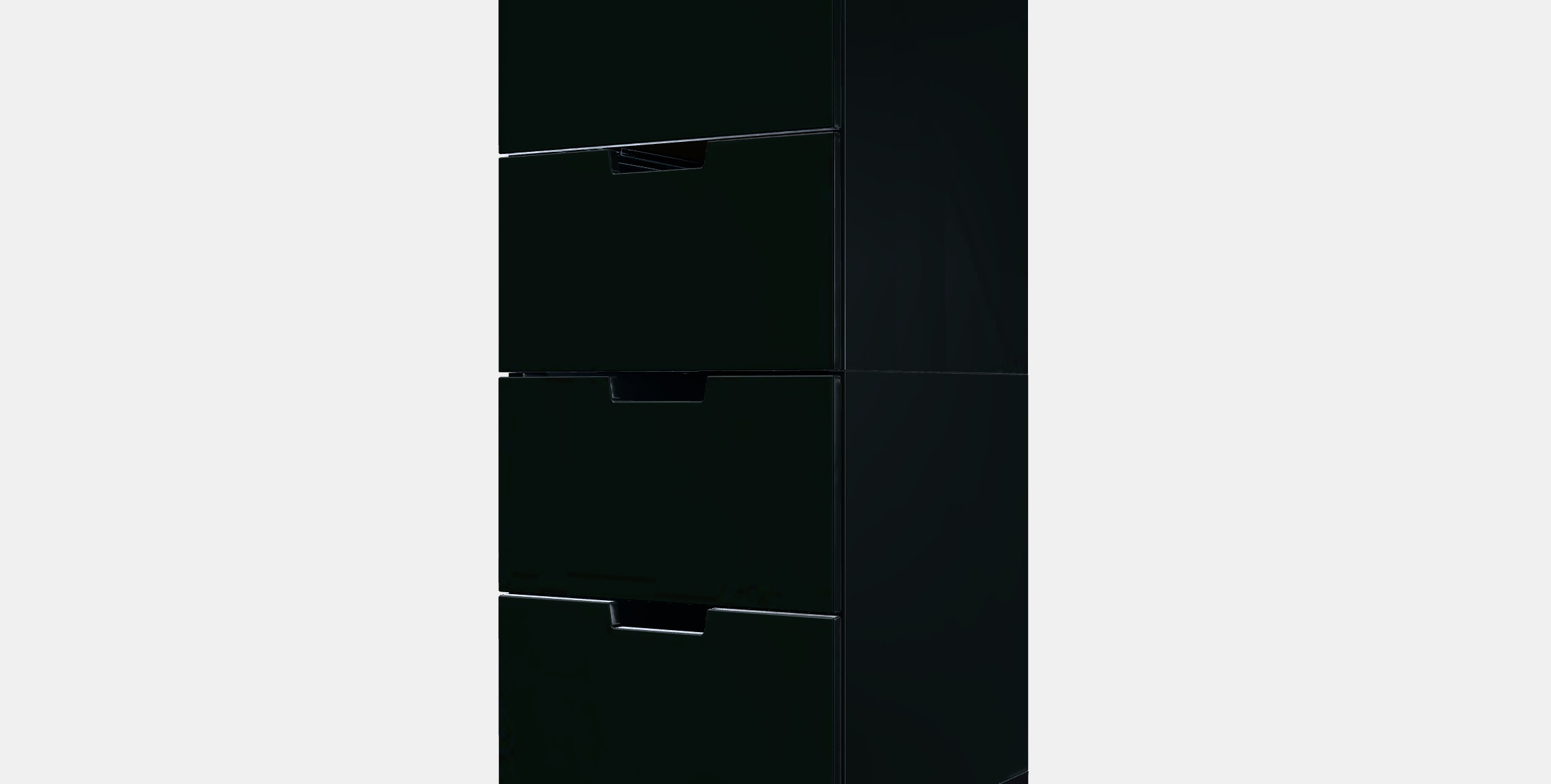 NORDLI Chest of 4 drawers 1 Low-poly 3D model_13