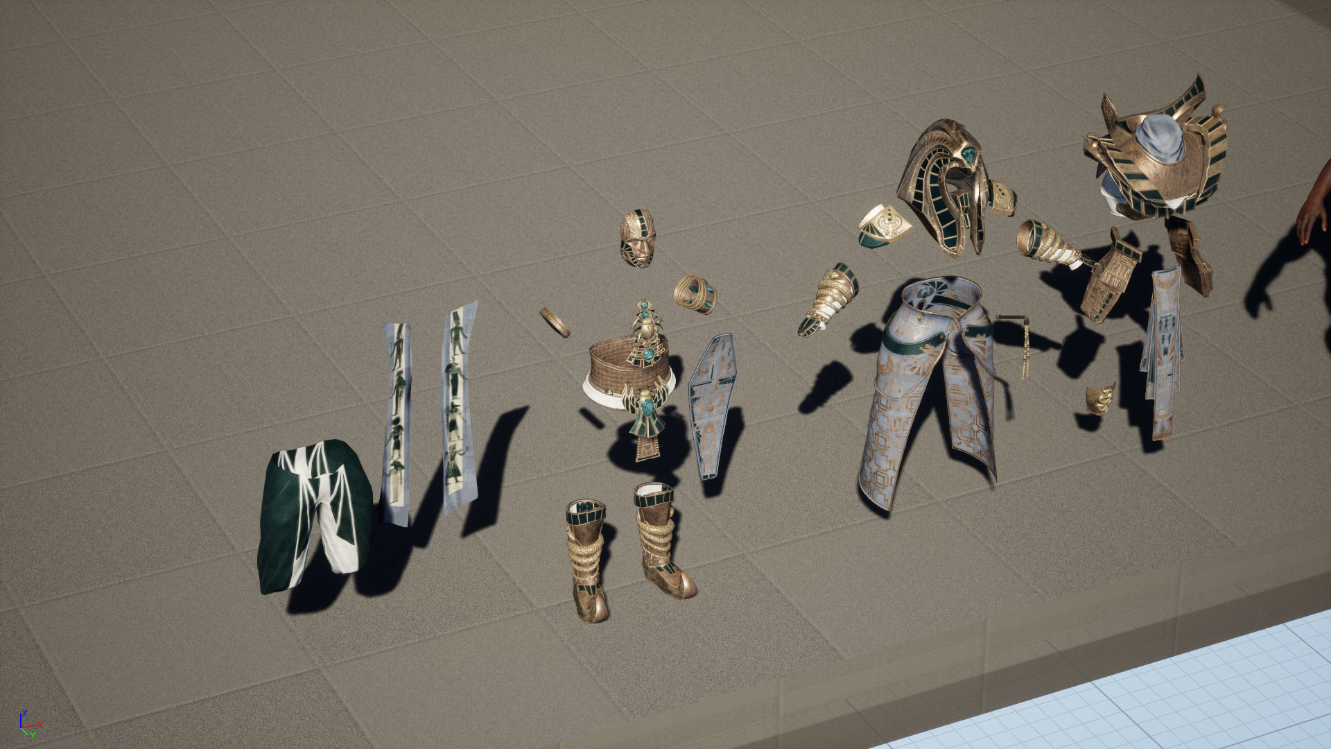 Pharaon Low-poly 3D model_40