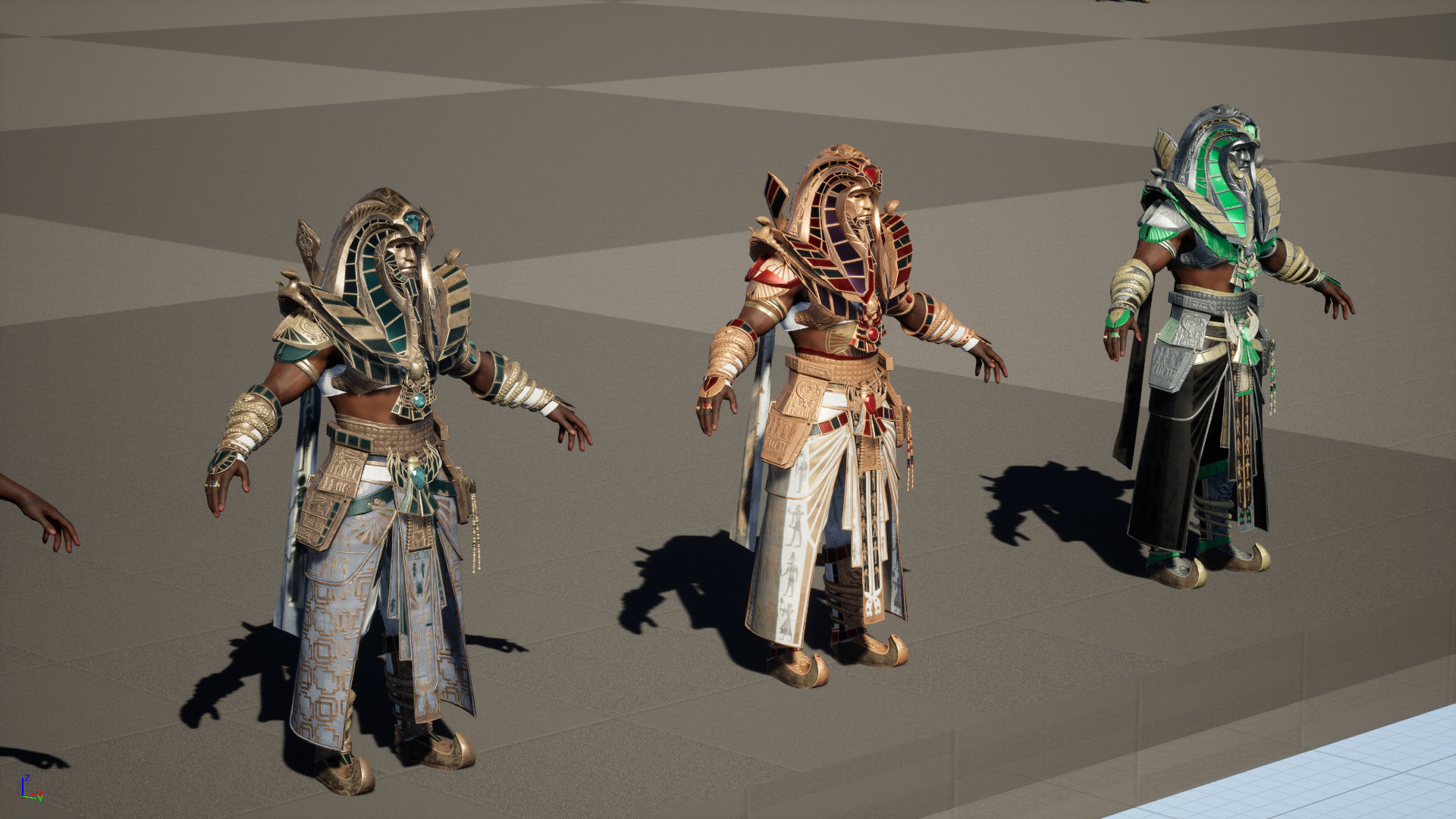 Pharaon Low-poly 3D model_38