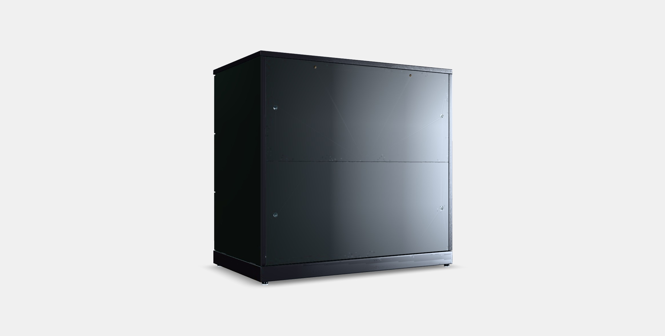 NORDLI Chest of 3 drawers 3 Low-poly 3D model_16