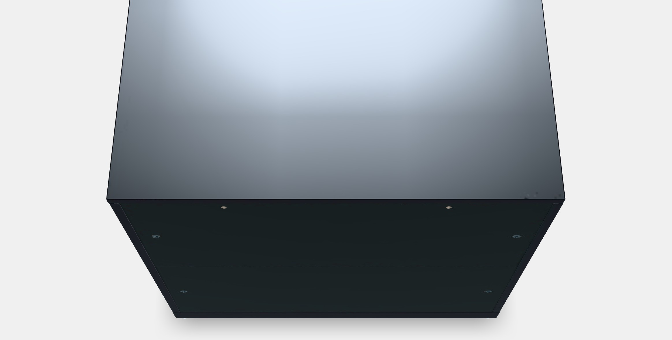 NORDLI Chest of 3 drawers 3 Low-poly 3D model_5