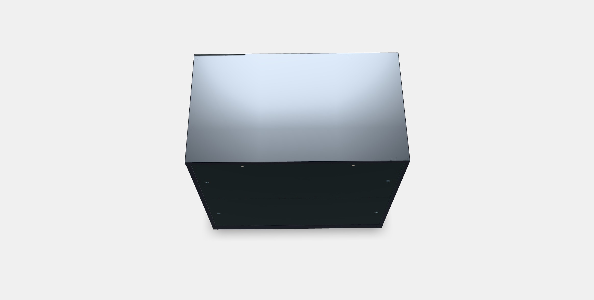 NORDLI Chest of 3 drawers 3 Low-poly 3D model_2