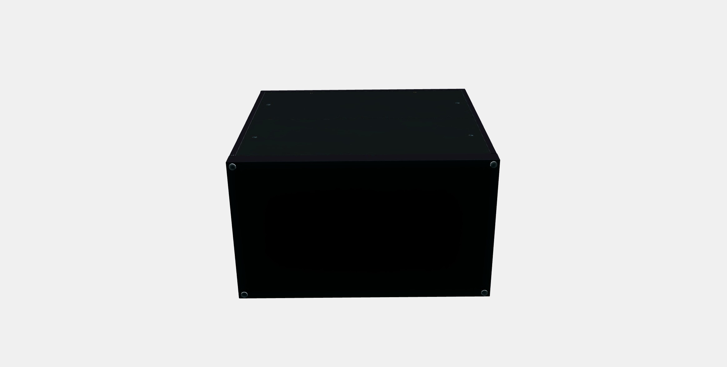 NORDLI Chest of 3 drawers 3 Low-poly 3D model_6