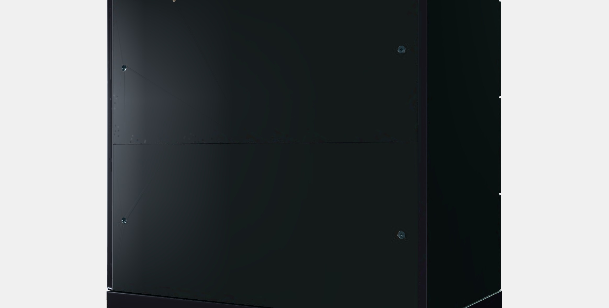 NORDLI Chest of 3 drawers 3 Low-poly 3D model_7