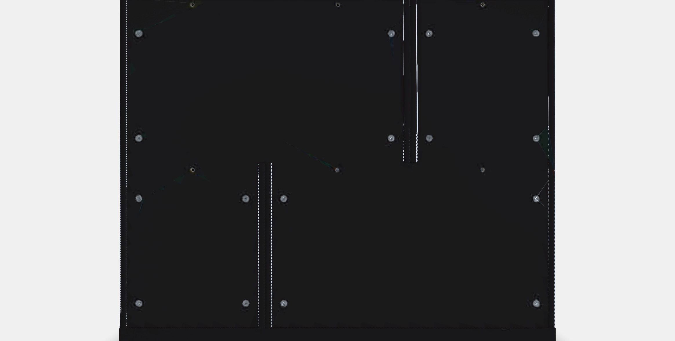 NORDLI Chest of 6 drawers 8 Low-poly 3D model_15