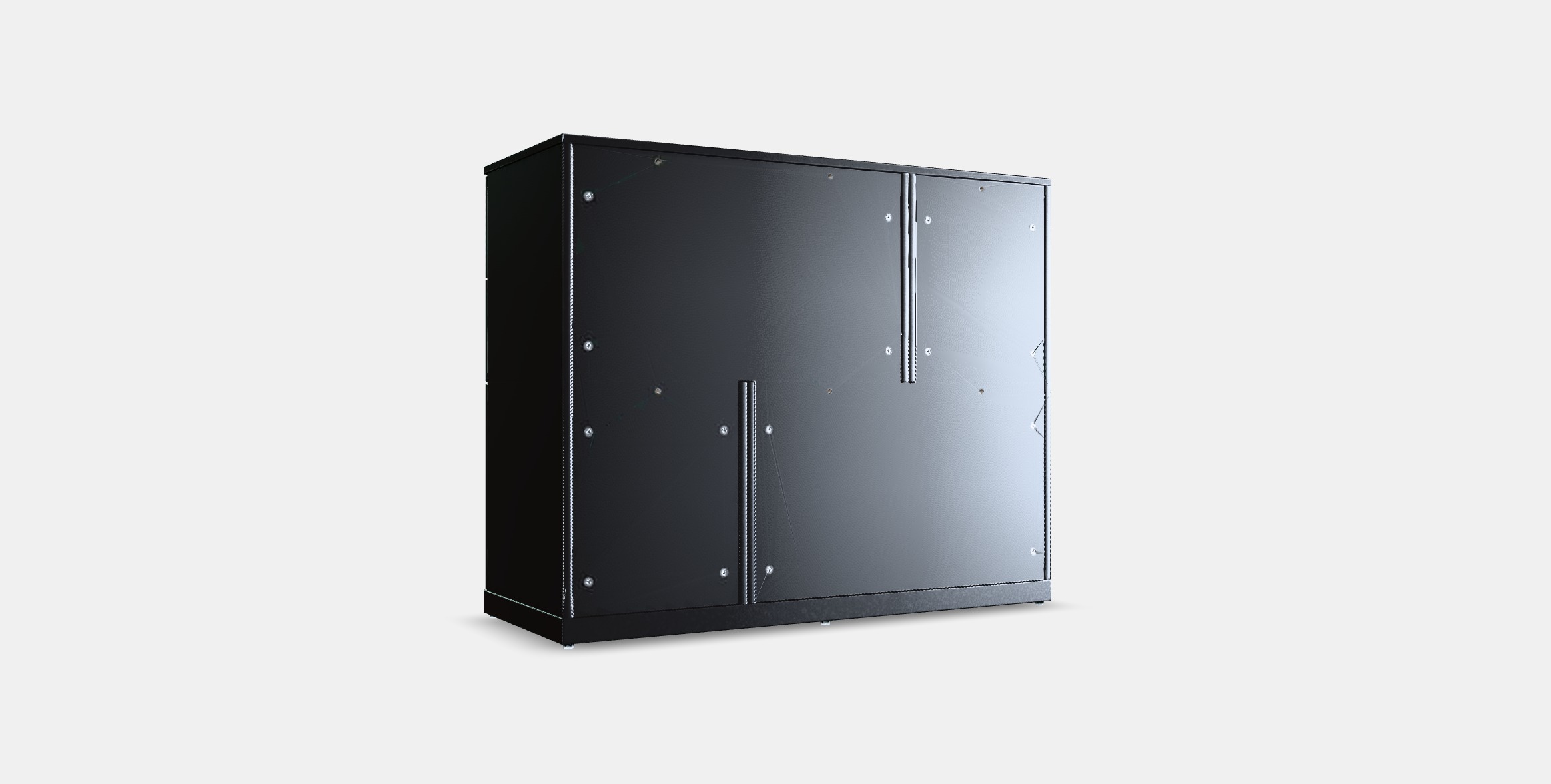 NORDLI Chest of 6 drawers 8 Low-poly 3D model_16