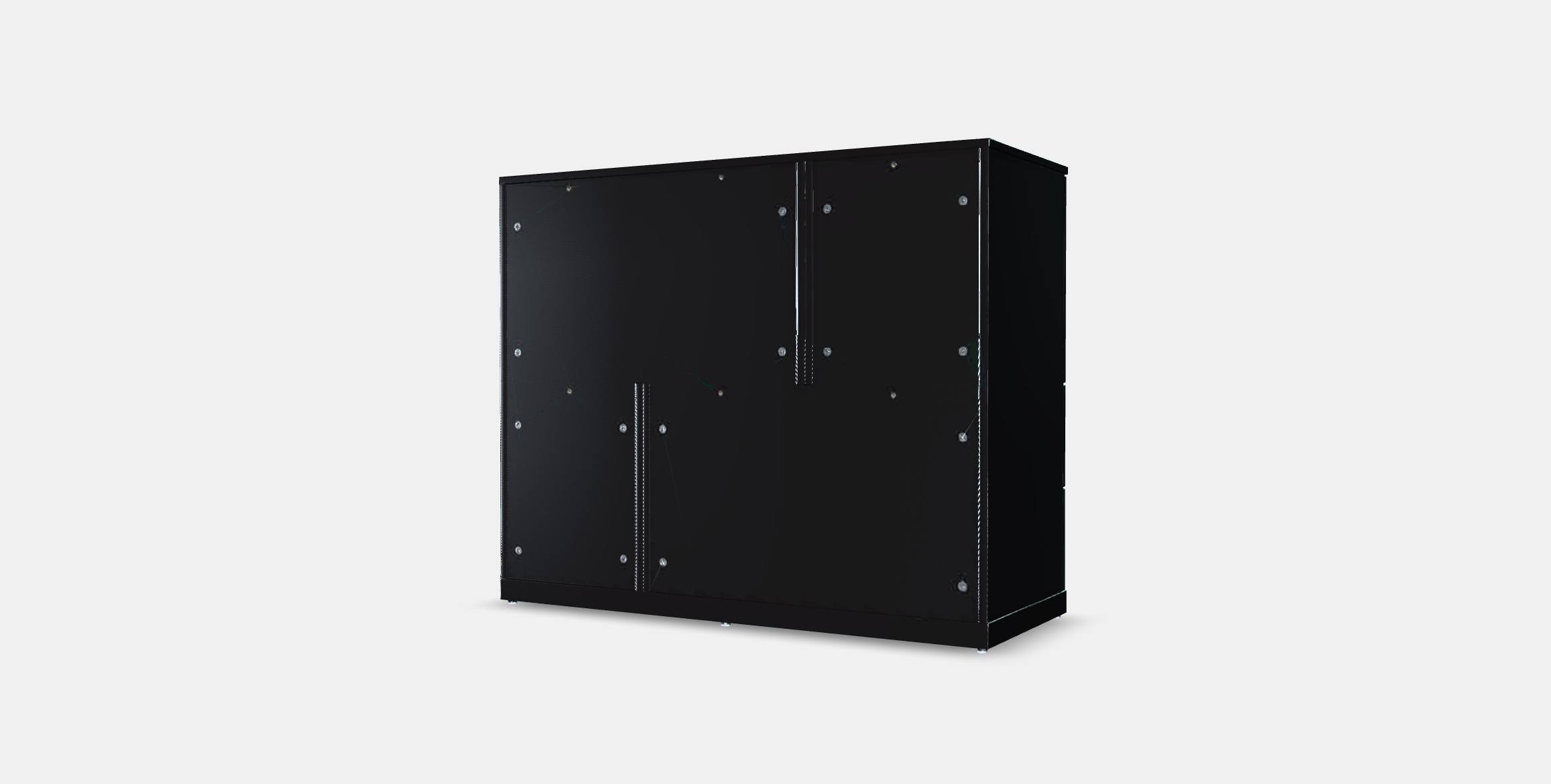 NORDLI Chest of 6 drawers 8 Low-poly 3D model_4