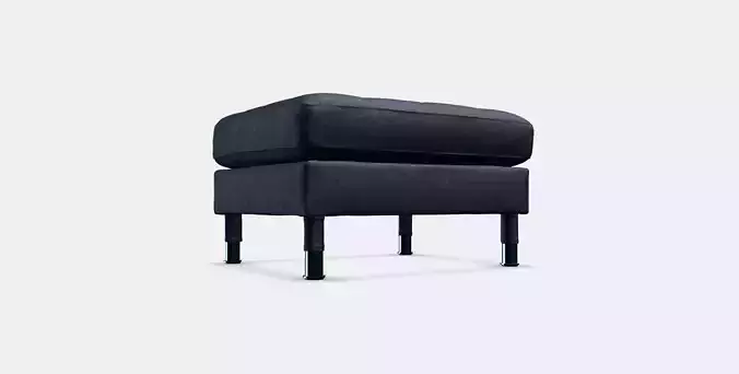 LANDSKRONA Footstool 4 Low-poly 3D model